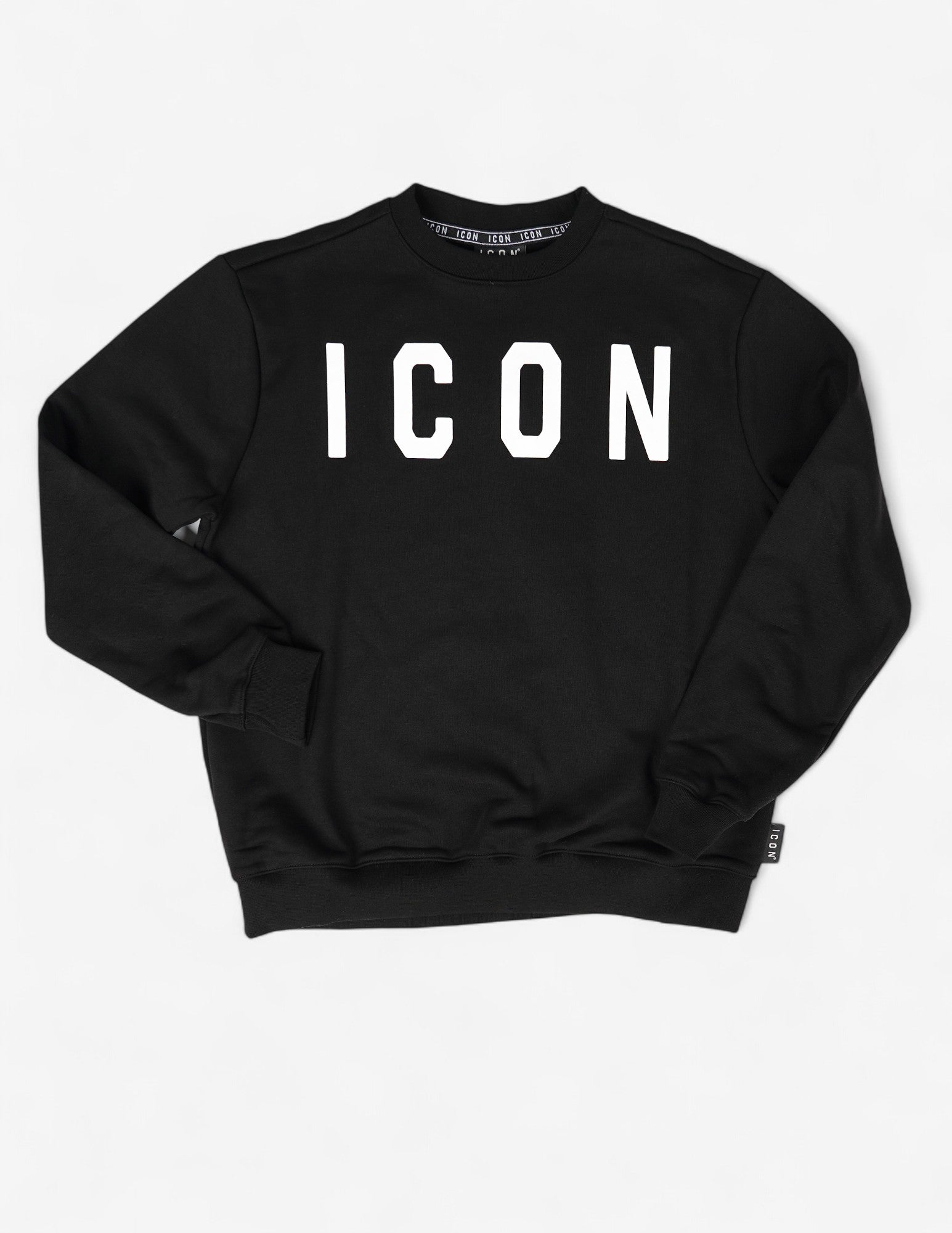 Felpa girocollo logo "ICON"