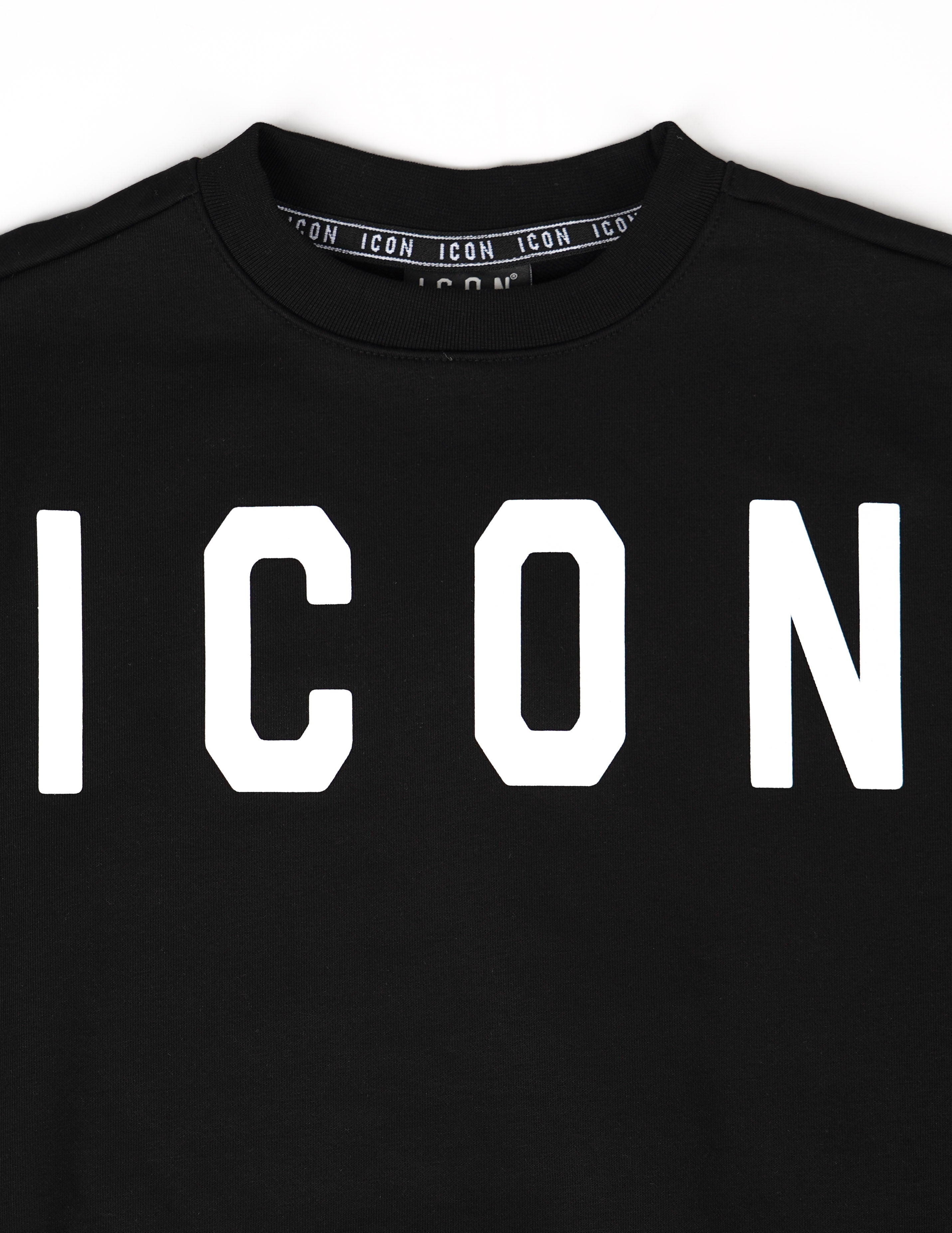 Felpa girocollo logo "ICON"