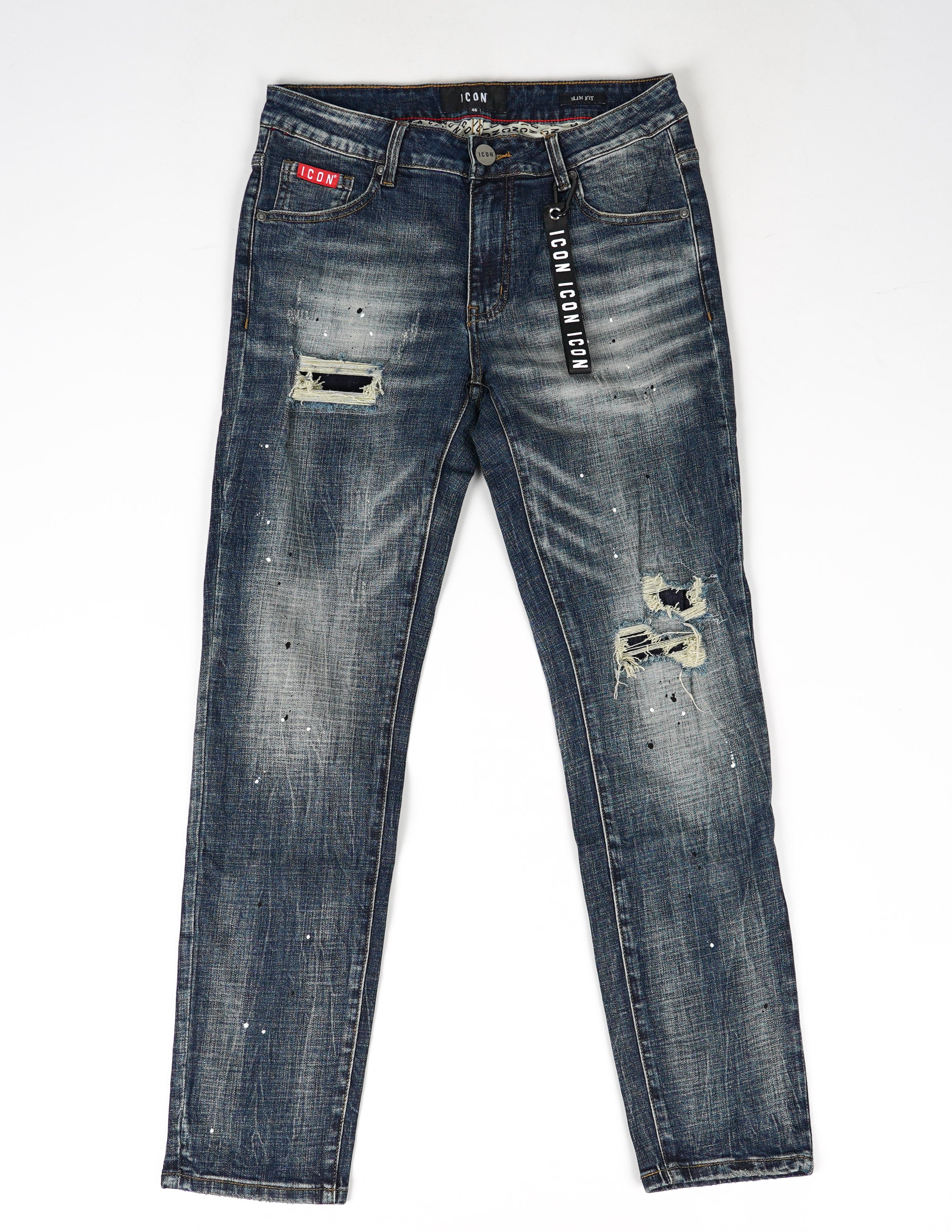 Jeans uomo con scritta