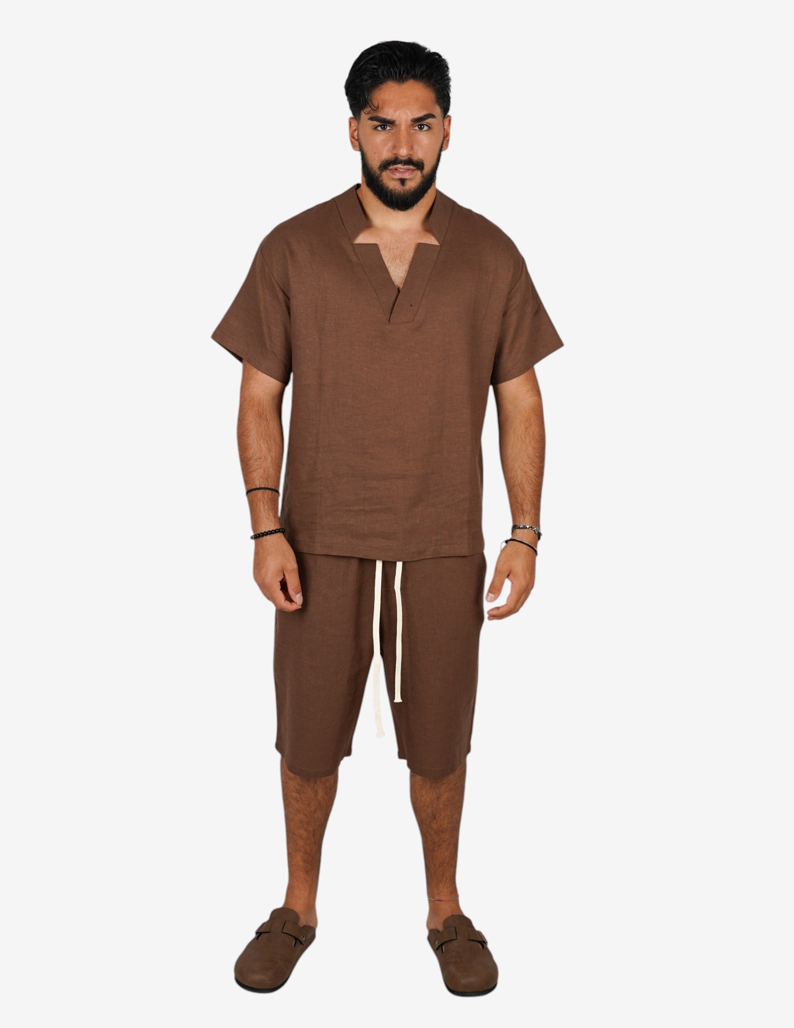 Coordinato basic in lino