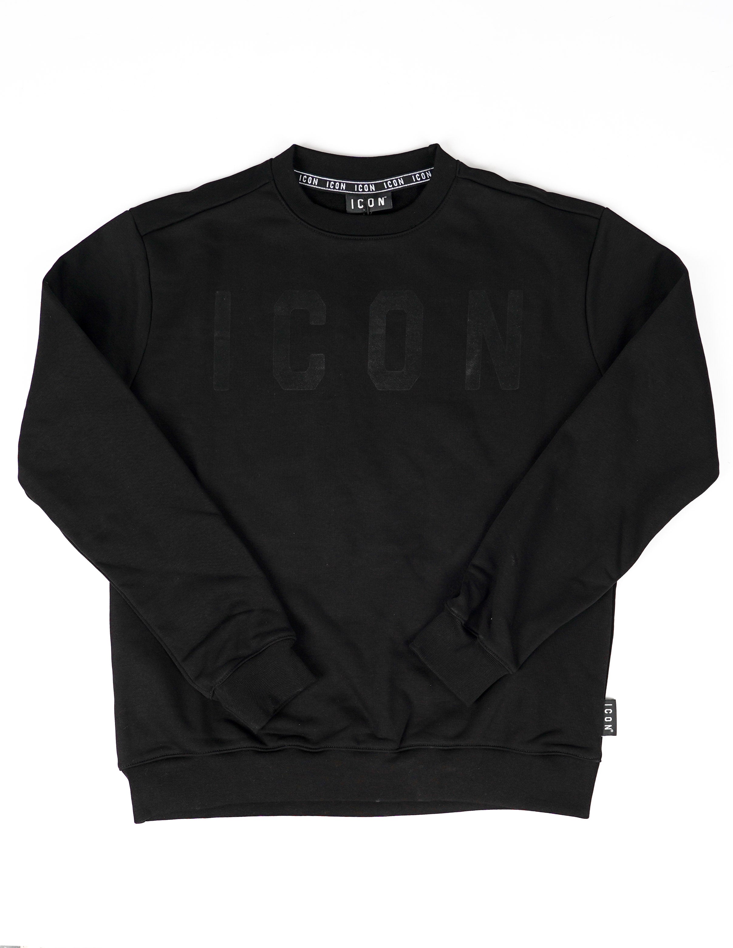 Felpa girocollo logo "ICON"