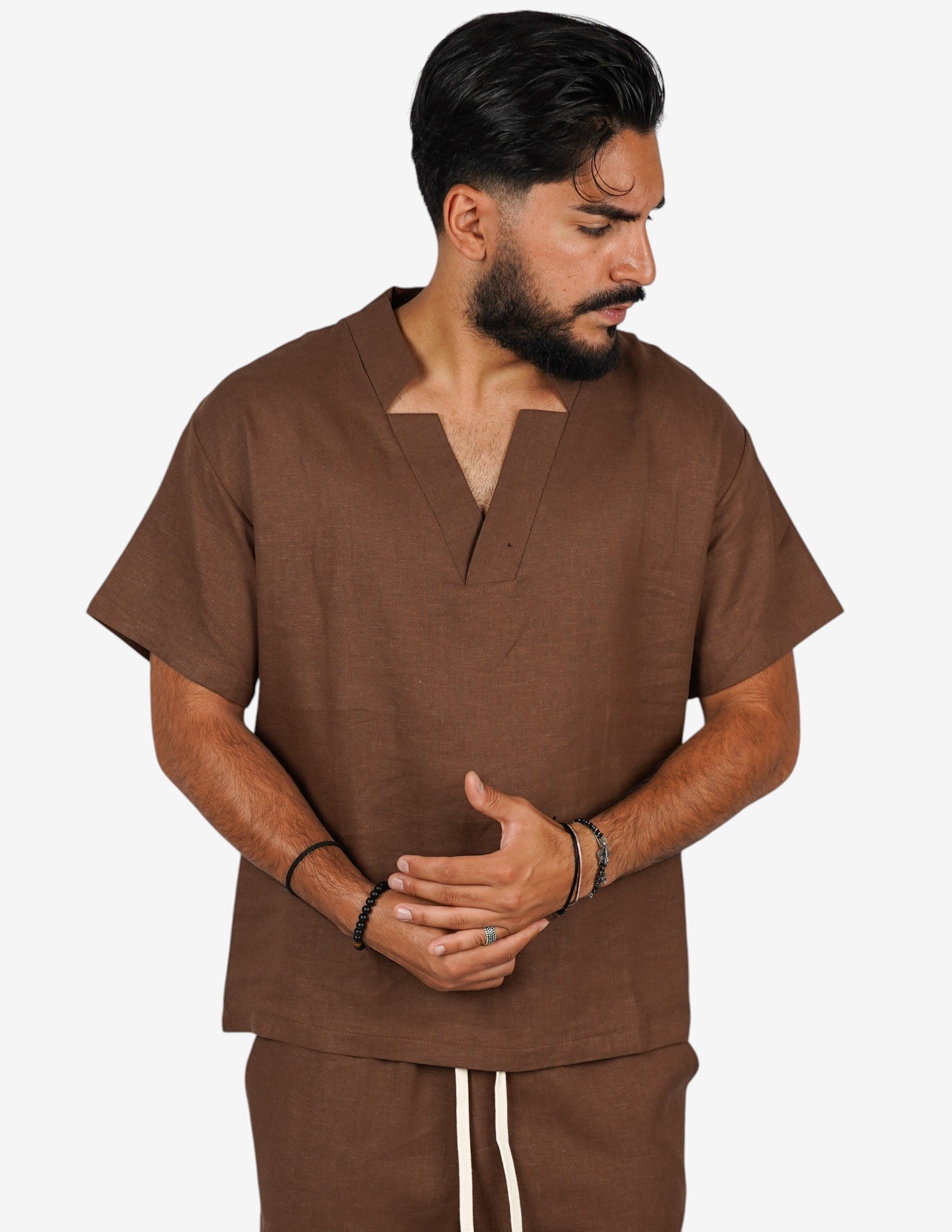 Coordinato basic in lino