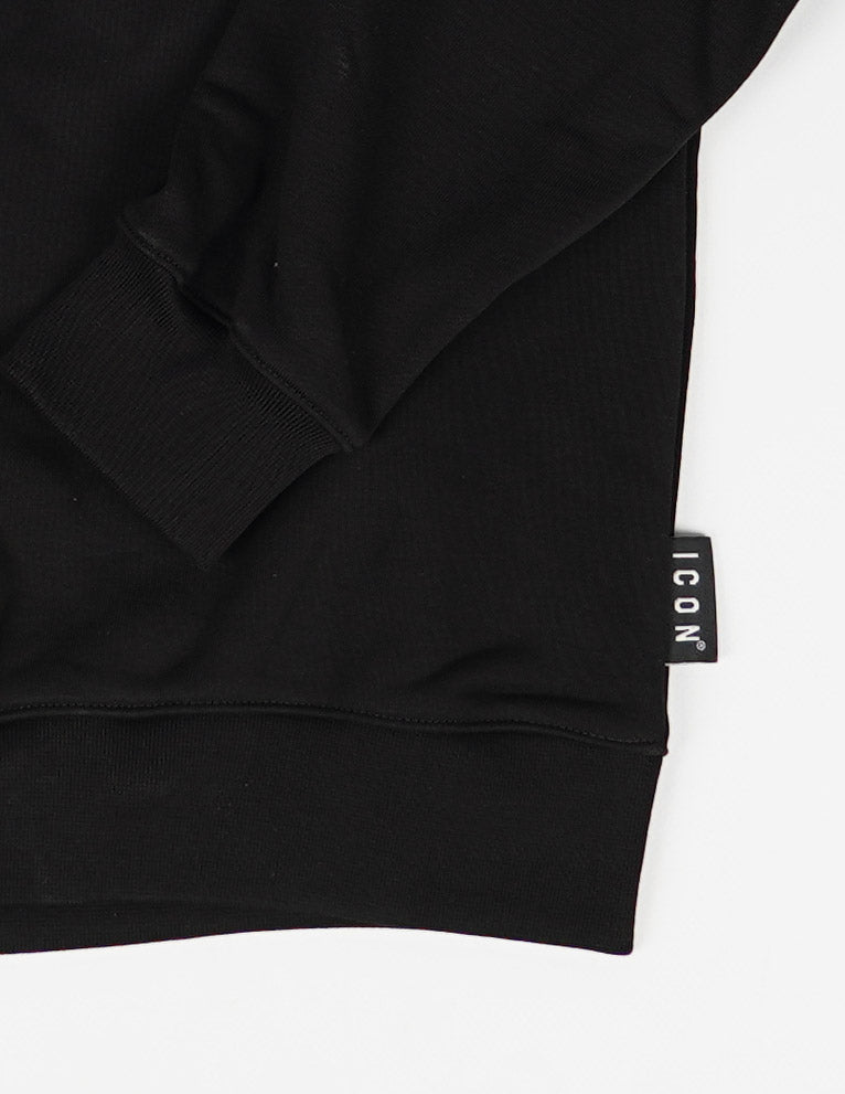 Felpa girocollo logo "ICON"