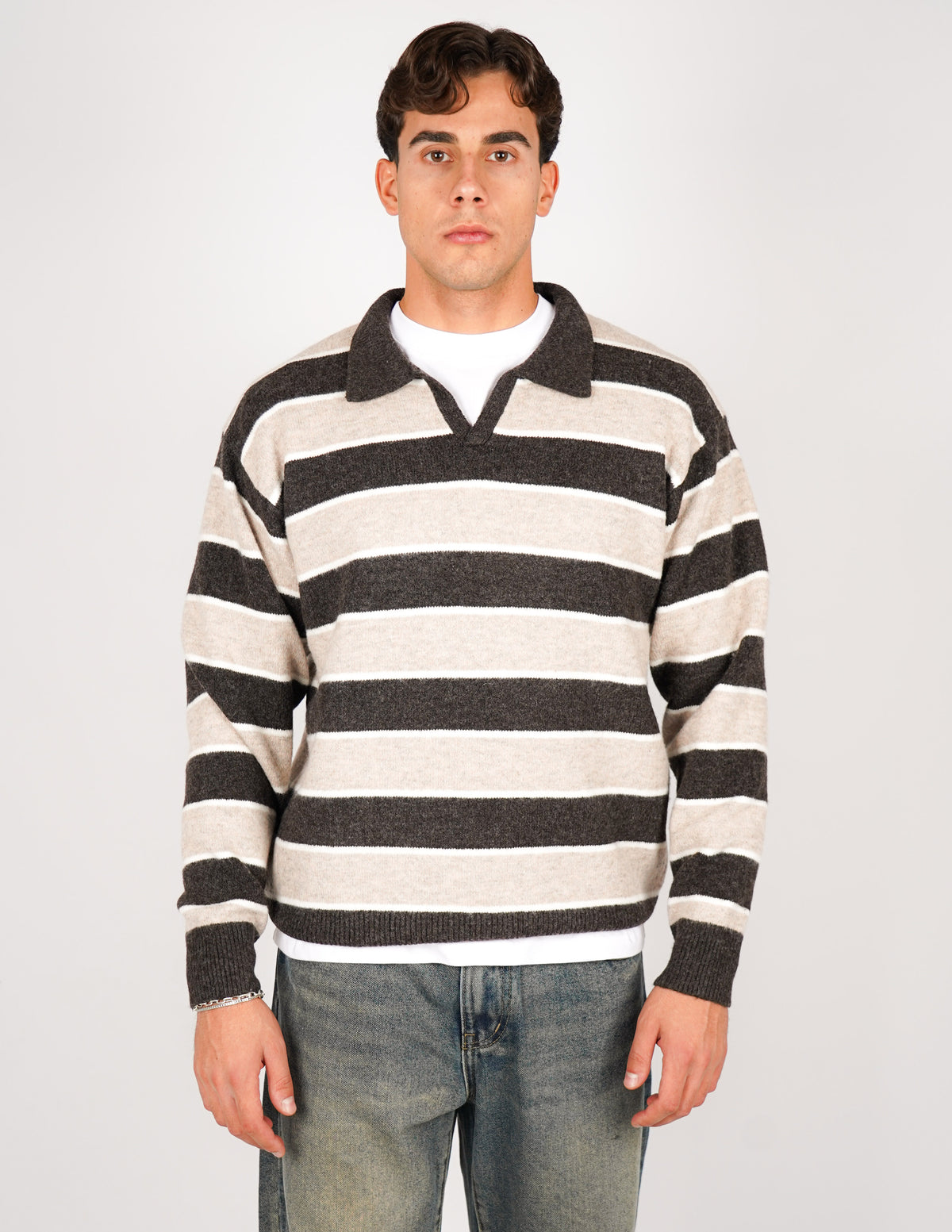 POLO RIGATA SEMI OVER