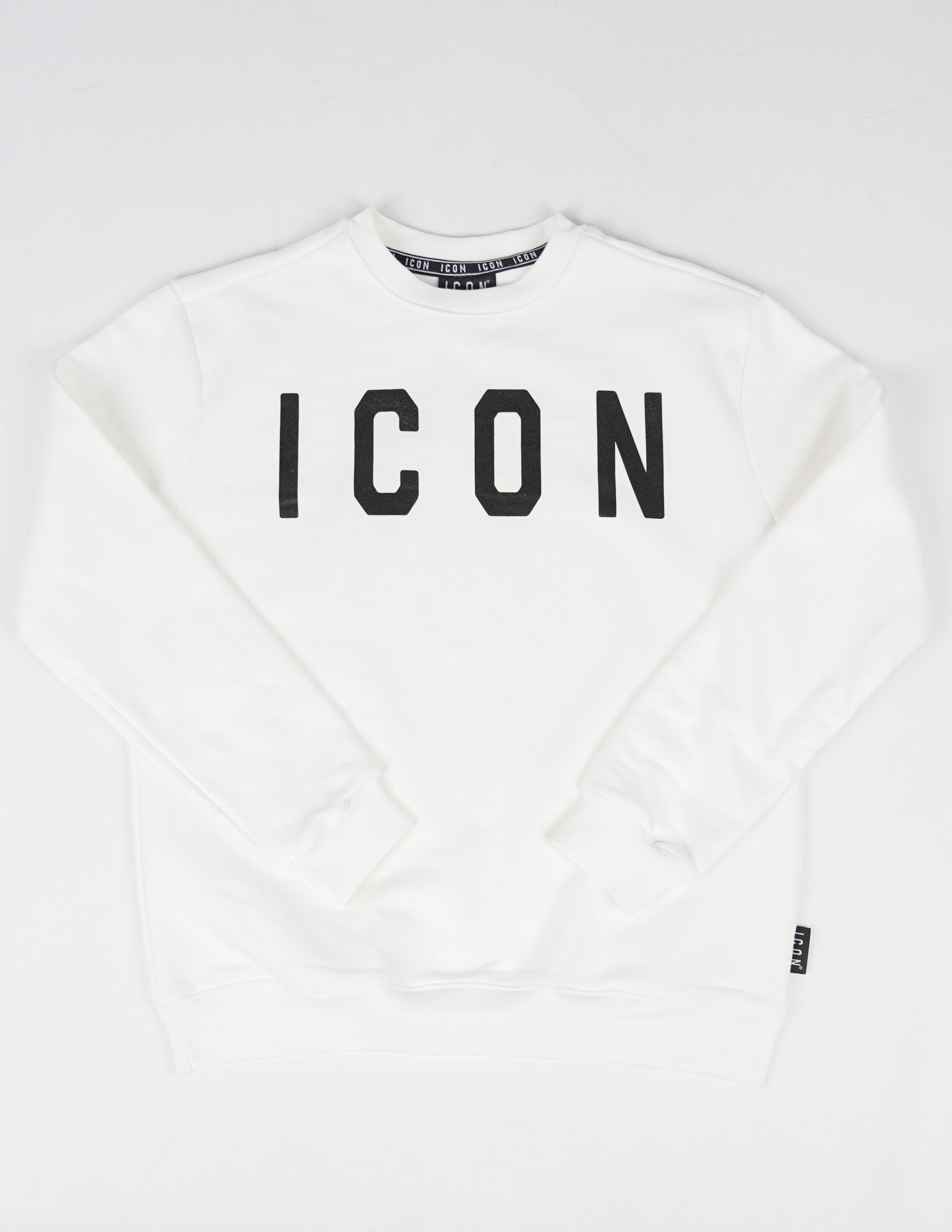 Felpa girocollo logo "ICON"