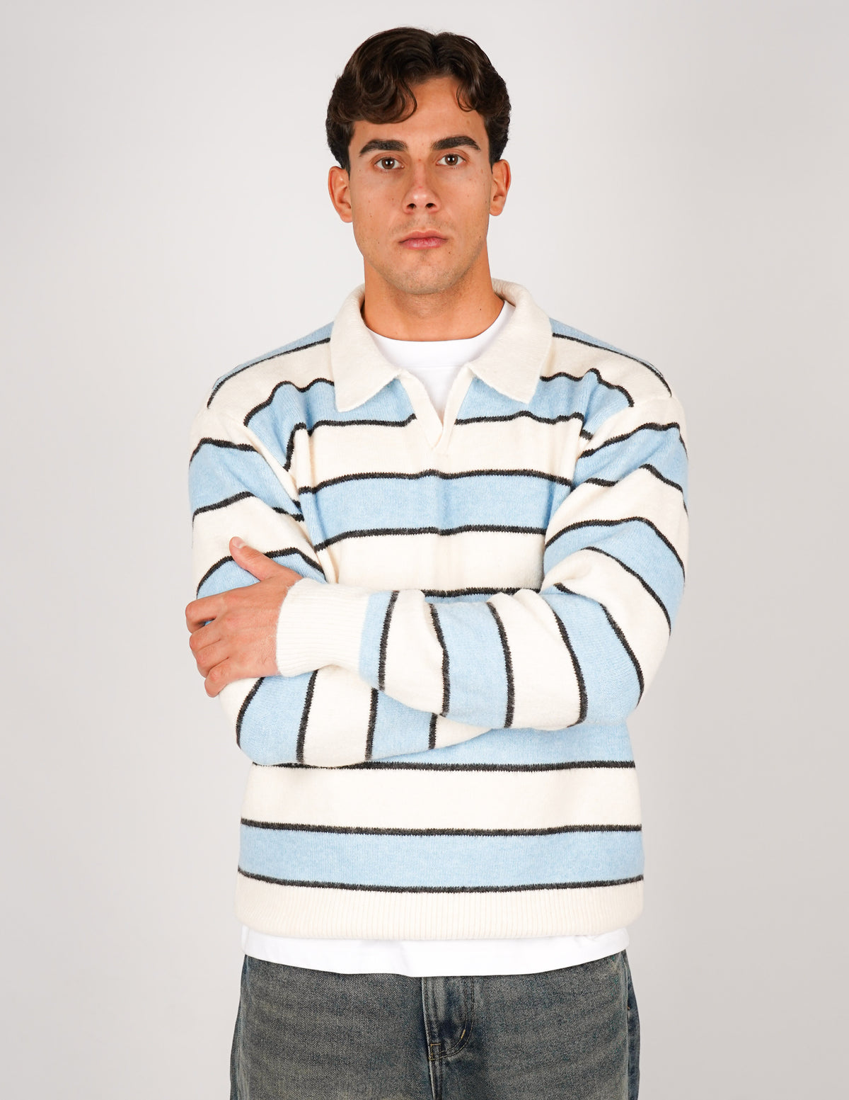 POLO RIGATA SEMI OVER