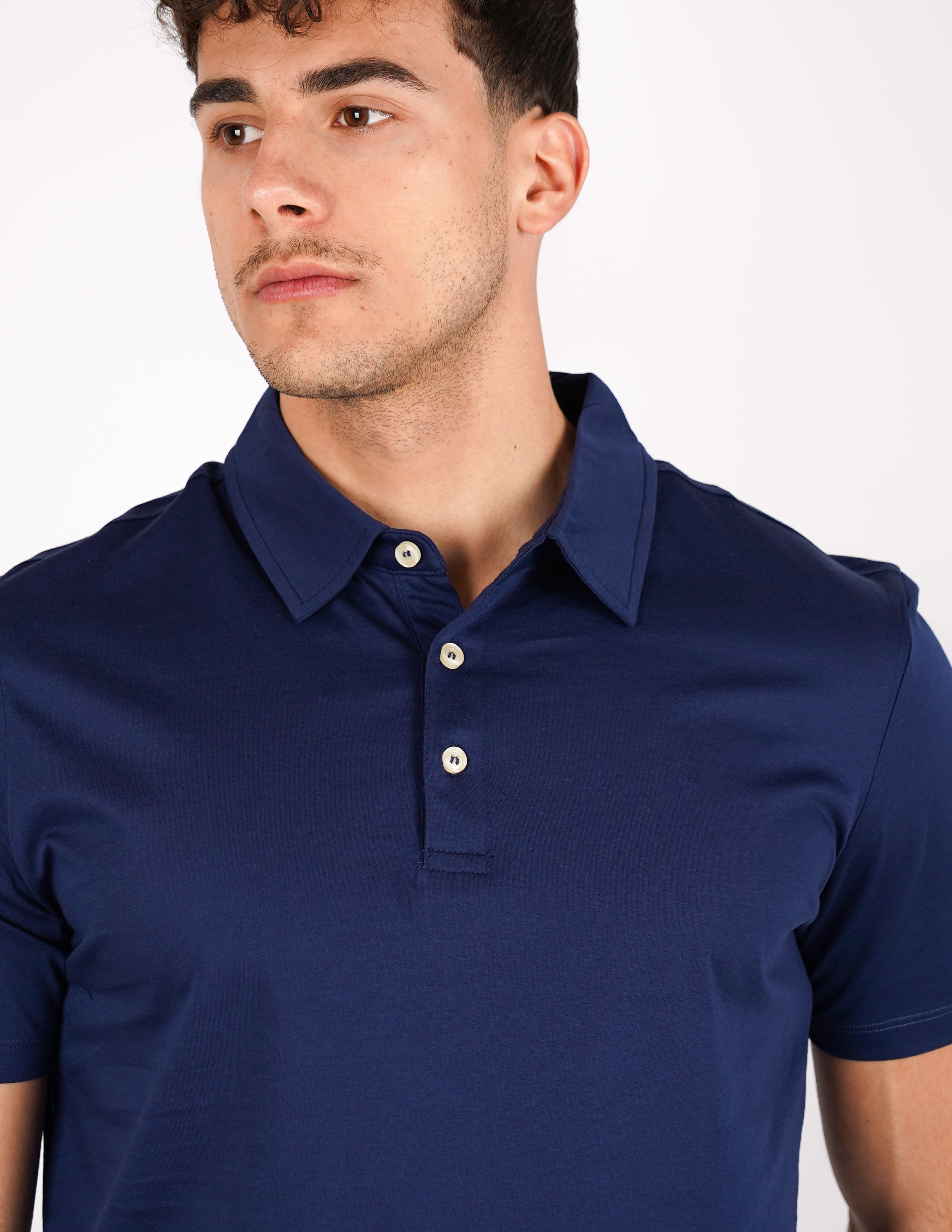 POLO IN COTONE MERCERIZZATO OVER D