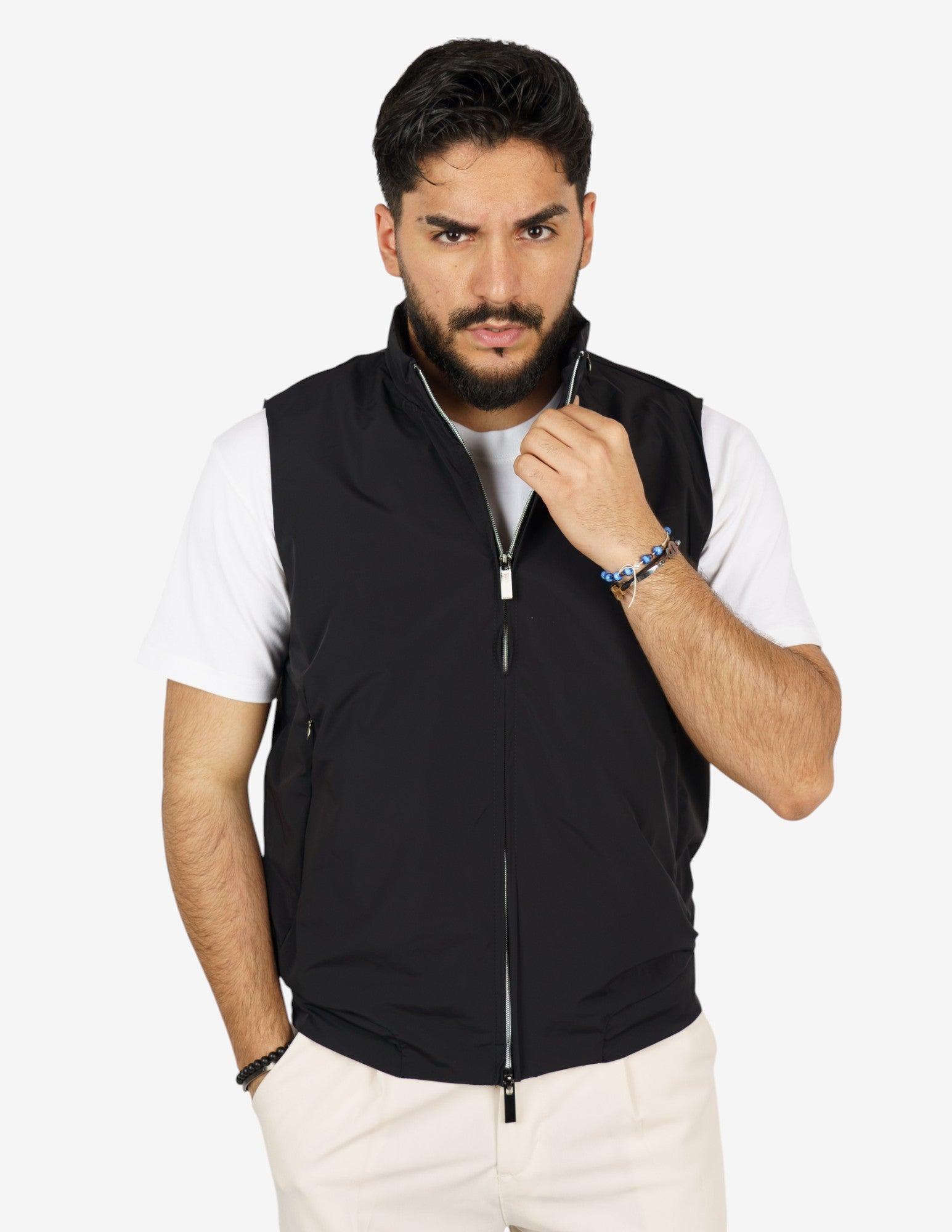 GILET SMANICATO EXTRA LIGHT NO STIRO