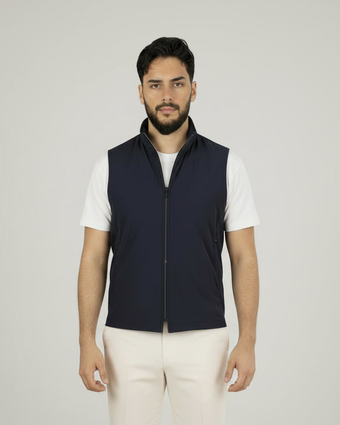 GILET SMANICATO EXTRA LIGHT NO STIRO