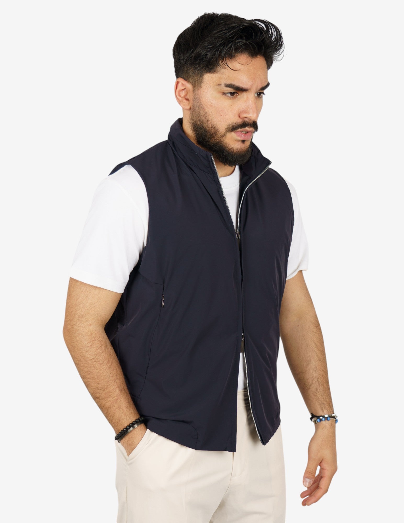 GILET SMANICATO EXTRA LIGHT NO STIRO
