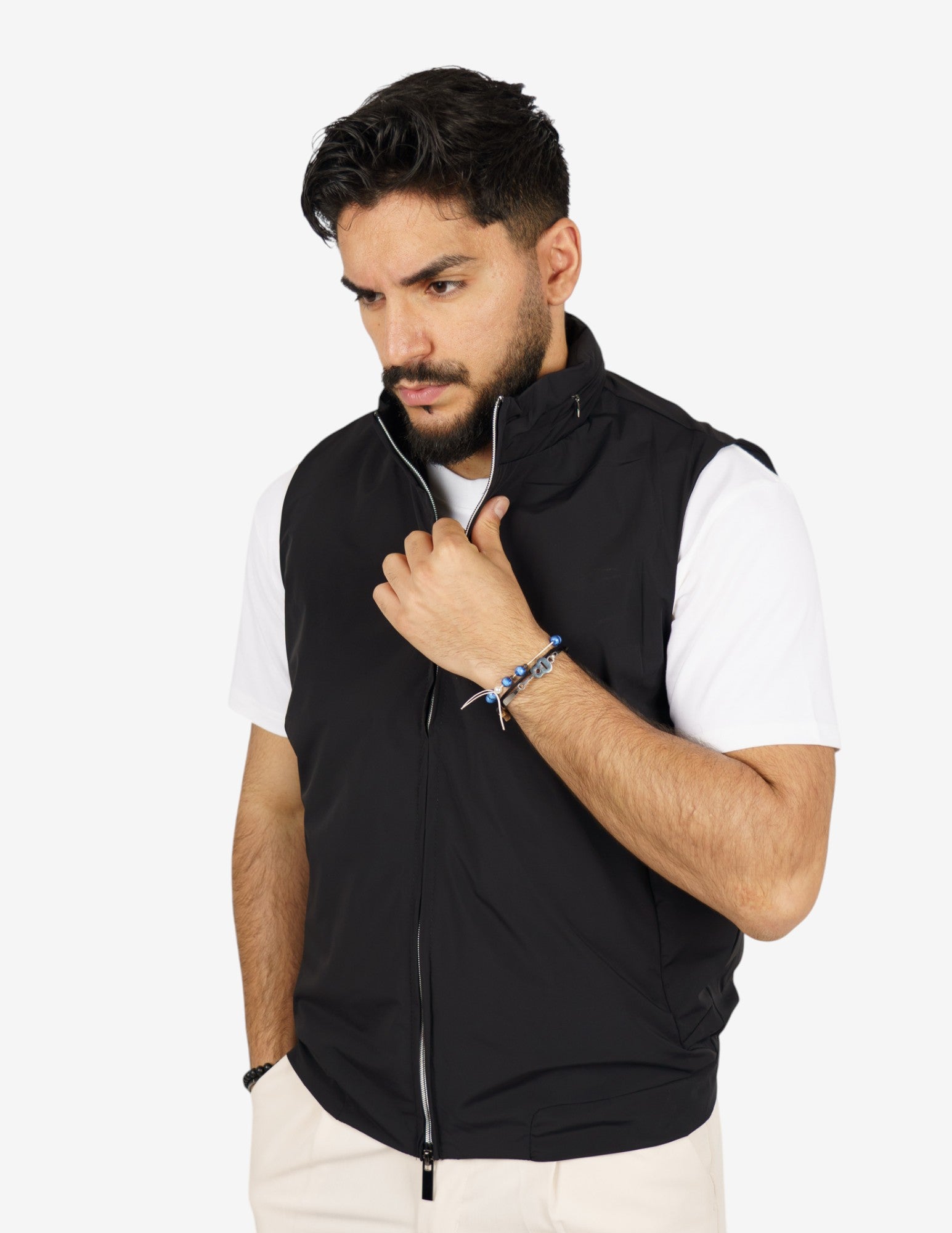 GILET SMANICATO EXTRA LIGHT NO STIRO