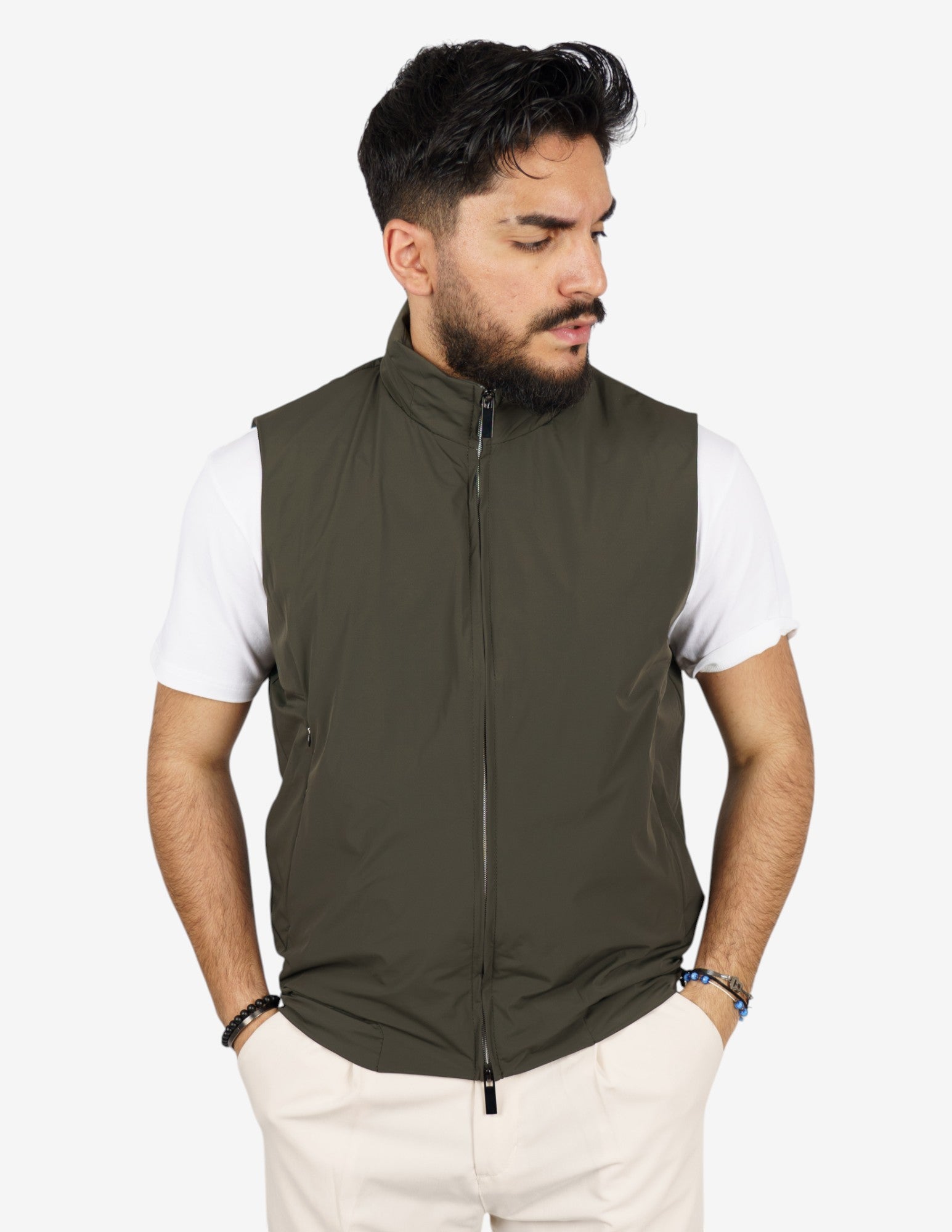 GILET SMANICATO EXTRA LIGHT NO STIRO
