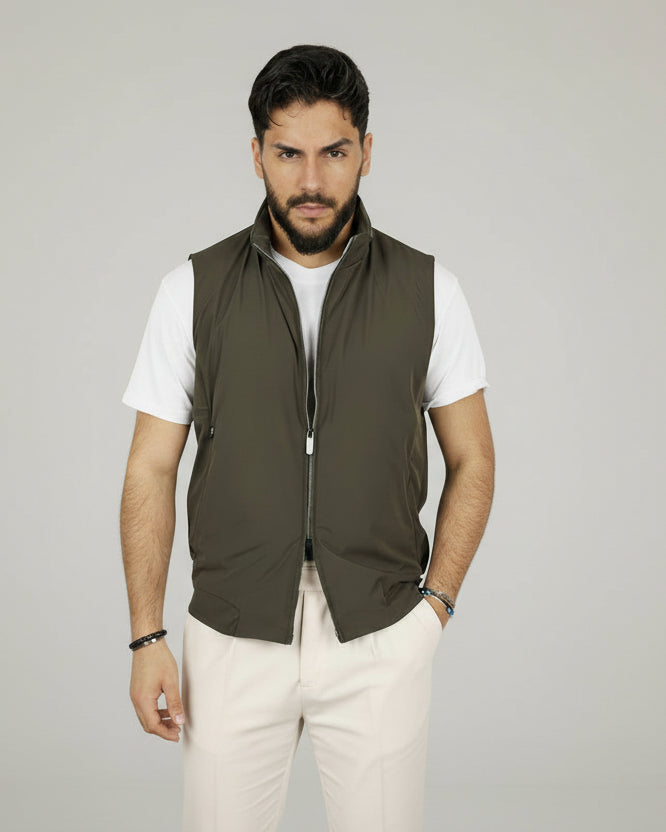 GILET SMANICATO EXTRA LIGHT NO STIRO