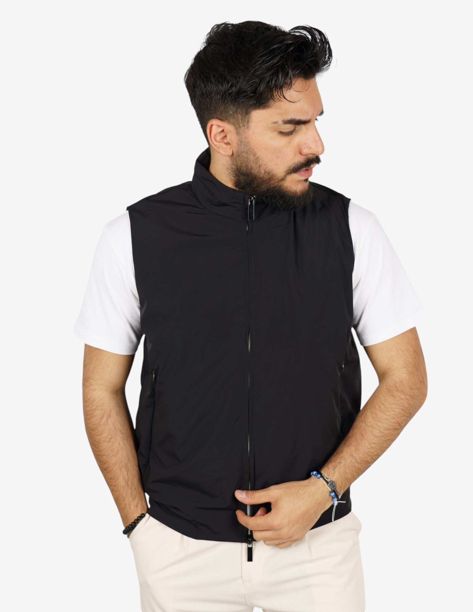 GILET SMANICATO EXTRA LIGHT NO STIRO