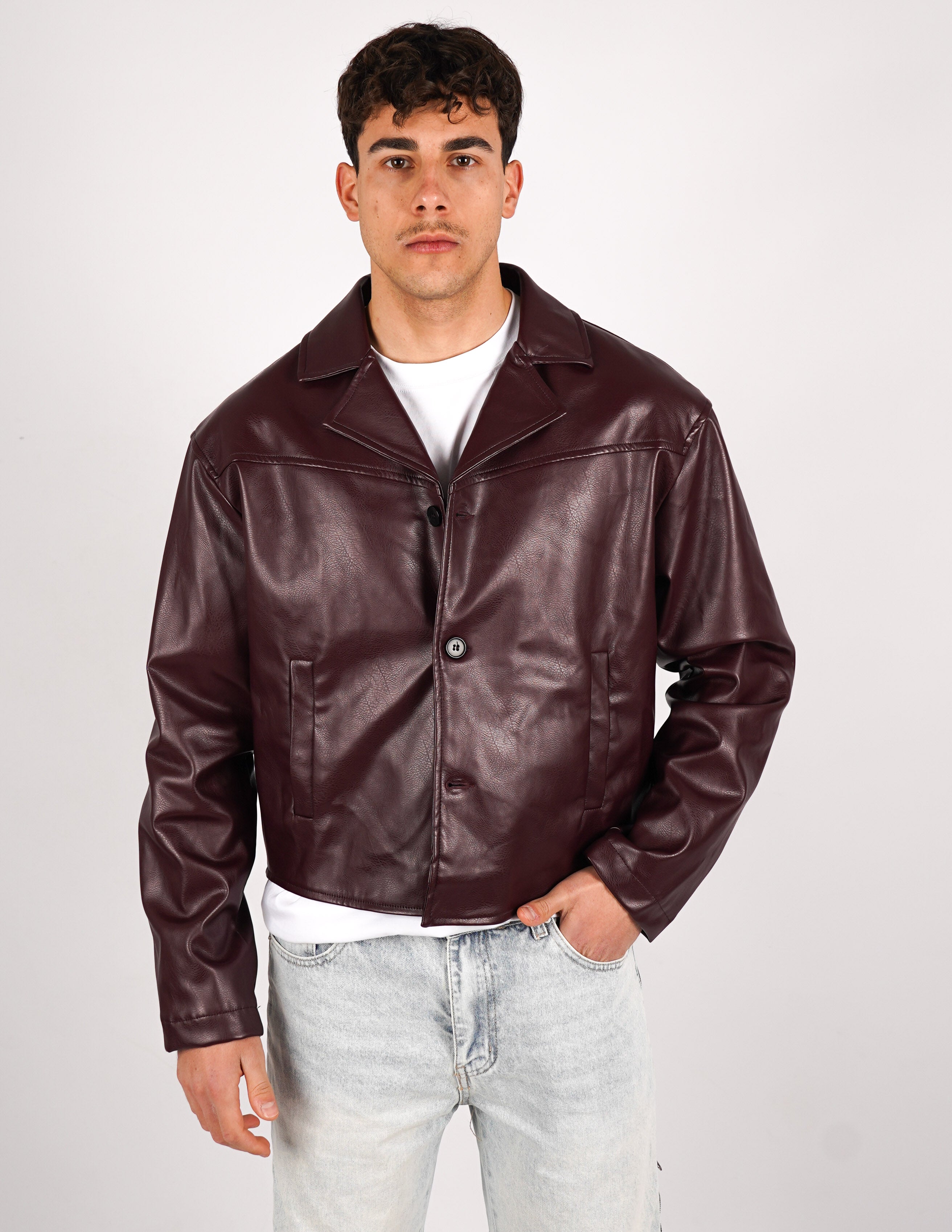 GIUBBINO CROP ECOPELLE