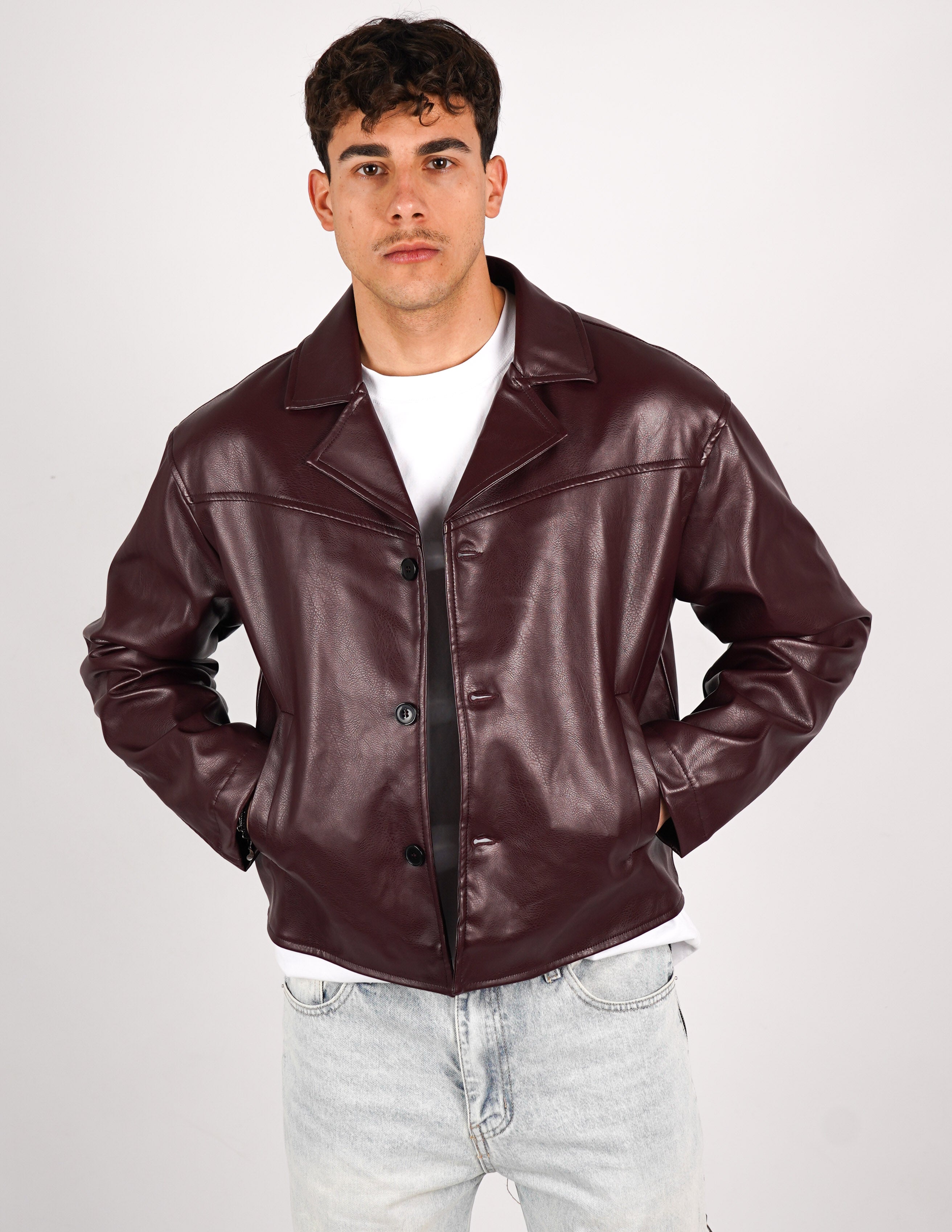 GIUBBINO CROP ECOPELLE