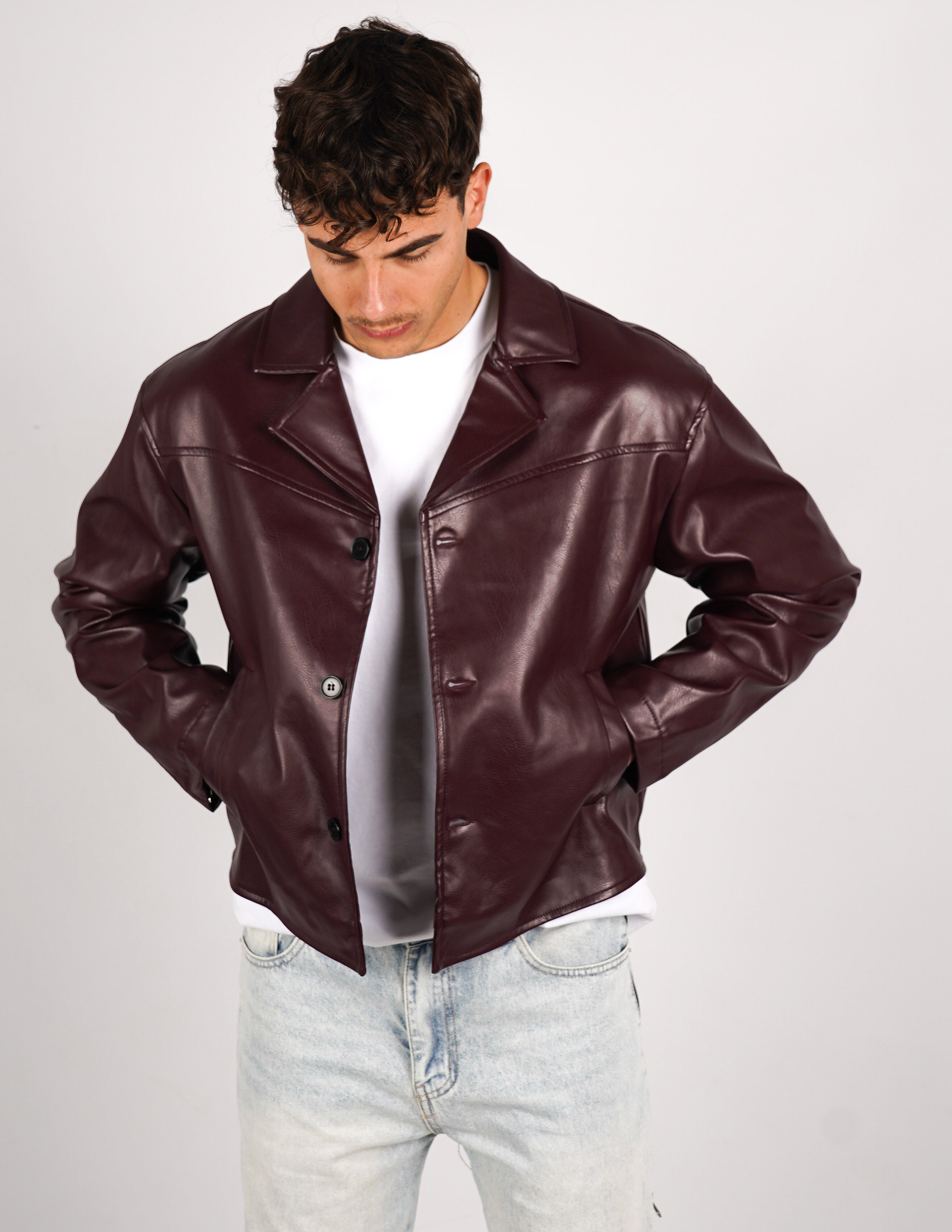 GIUBBINO CROP ECOPELLE