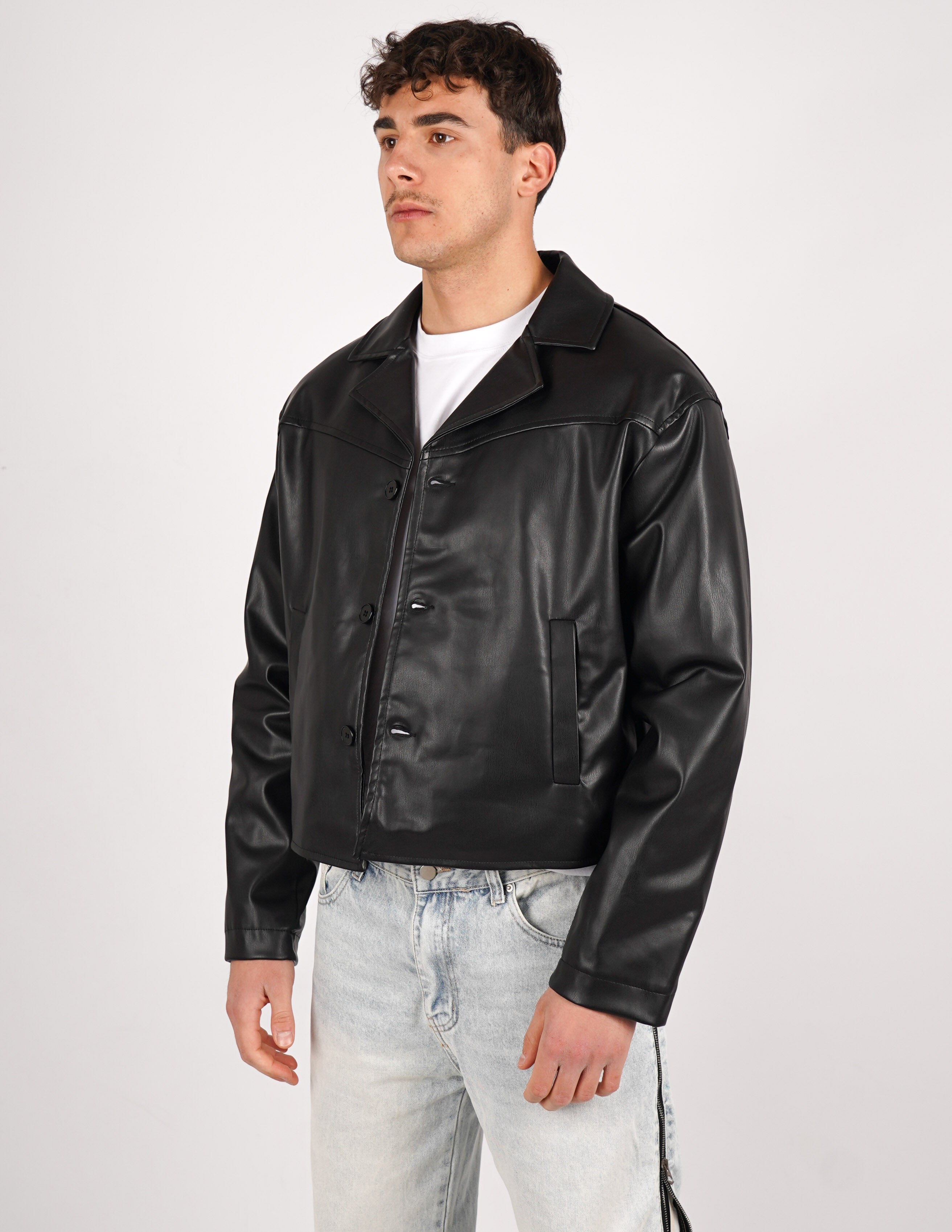 GIUBBINO CROP ECOPELLE