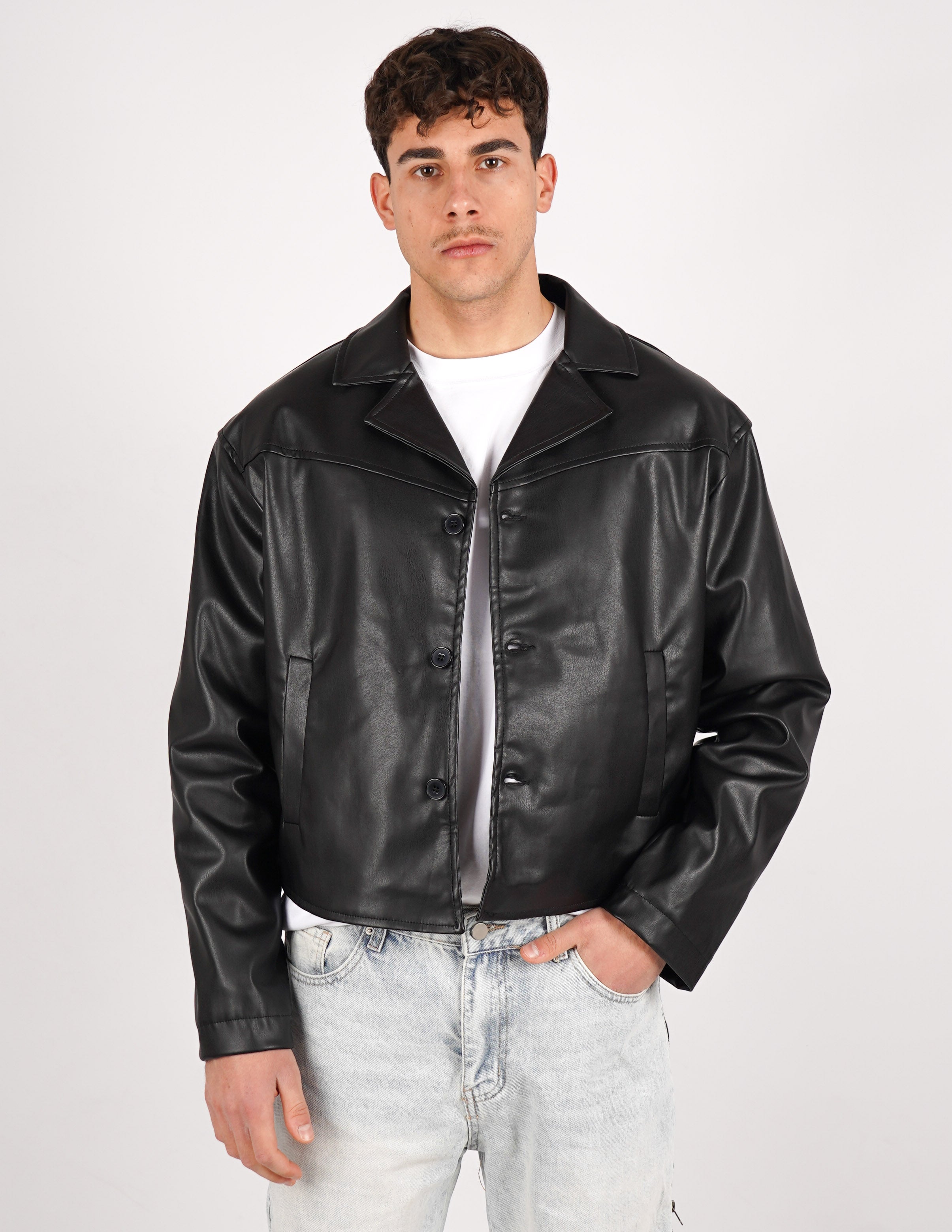 GIUBBINO CROP ECOPELLE