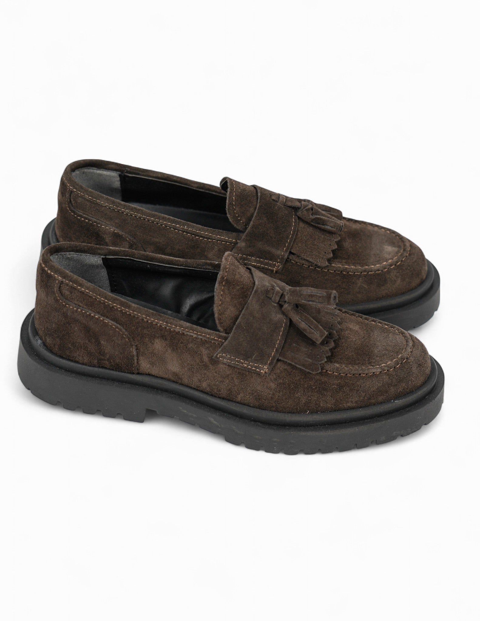 MOCASSINO CAMOSCIO FONDO TRACK