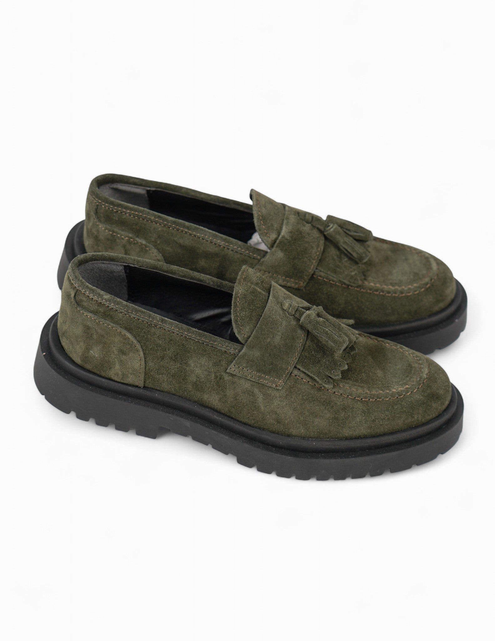 MOCASSINO CAMOSCIO FONDO TRACK