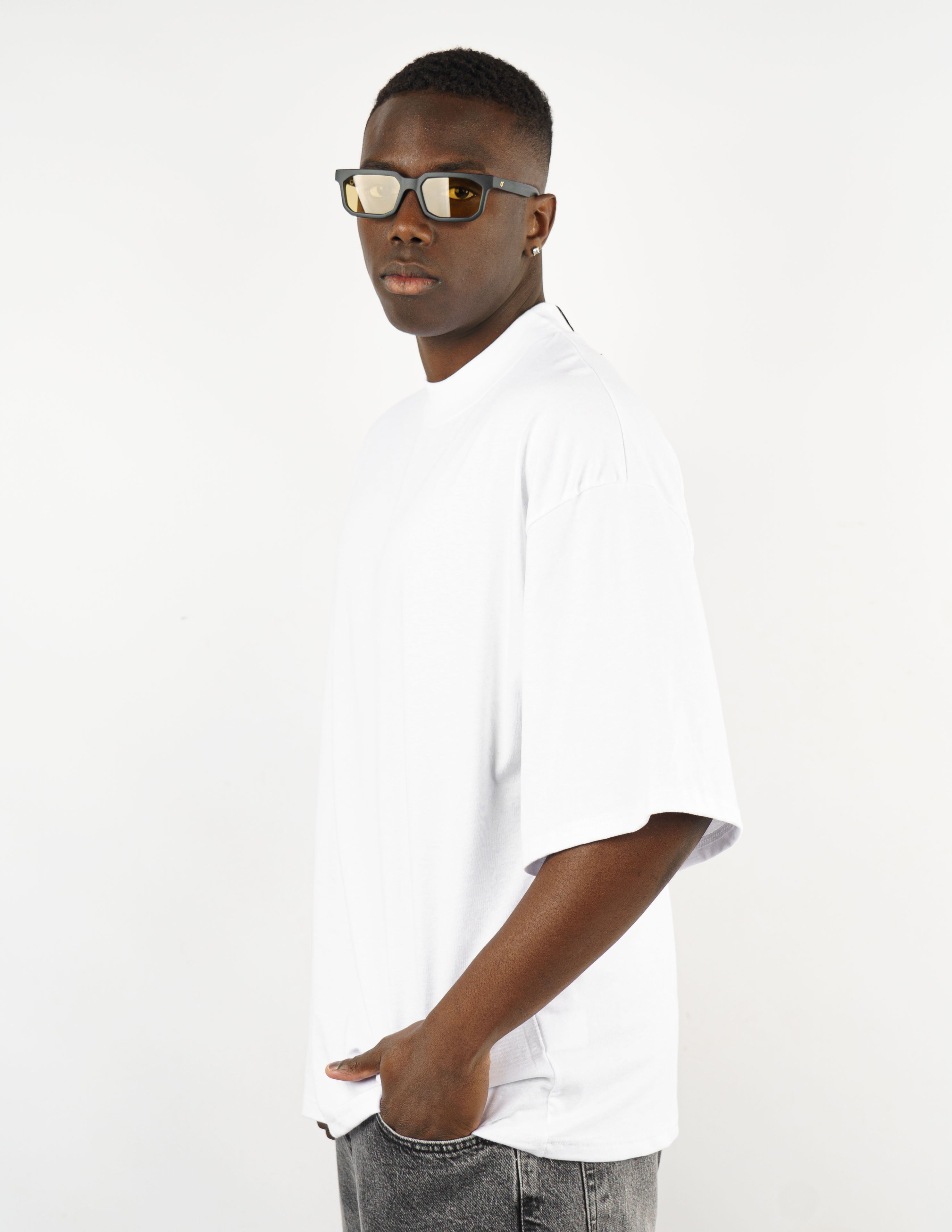T-SHIRT MEZZO COLLO OVER