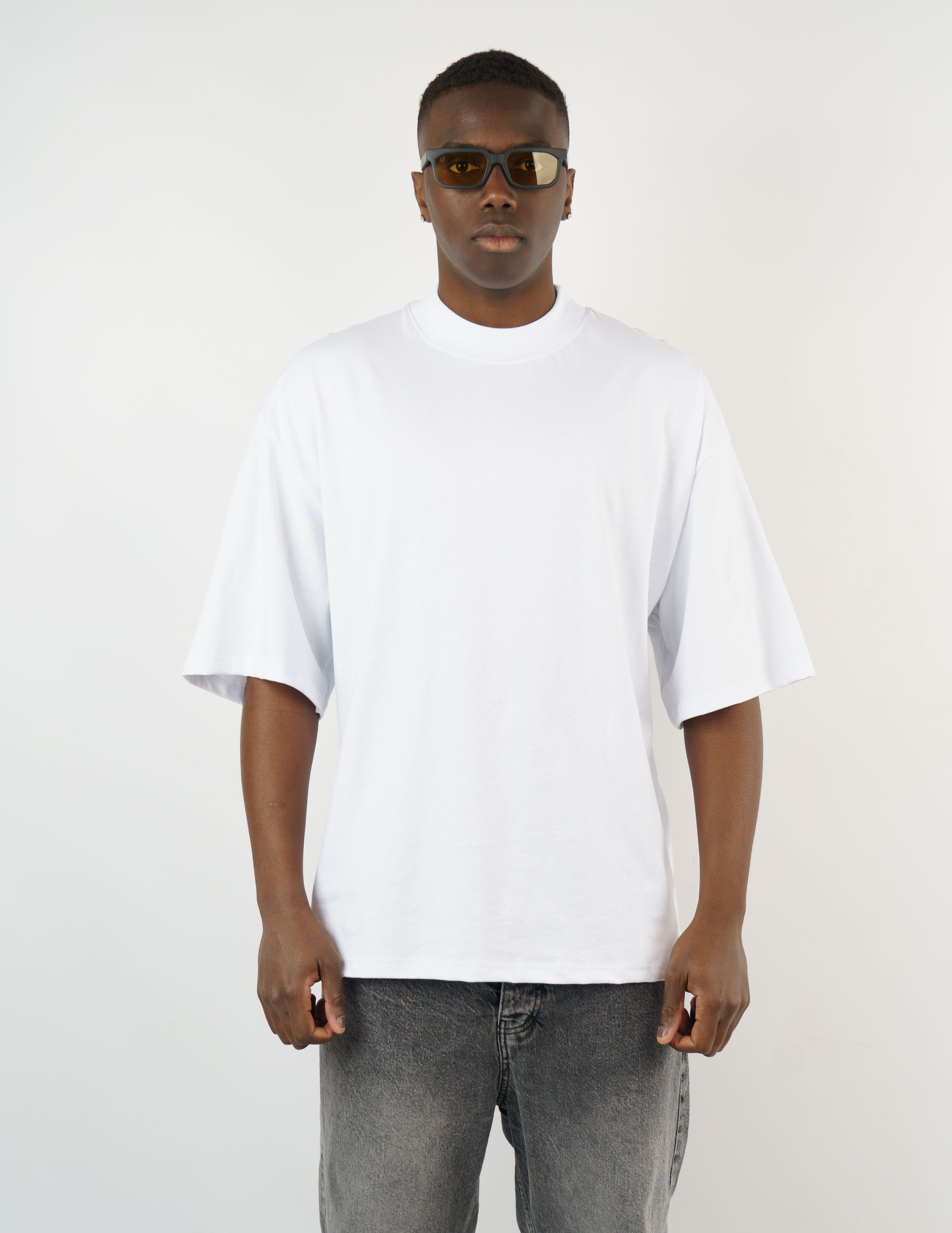 T-SHIRT MEZZO COLLO OVER