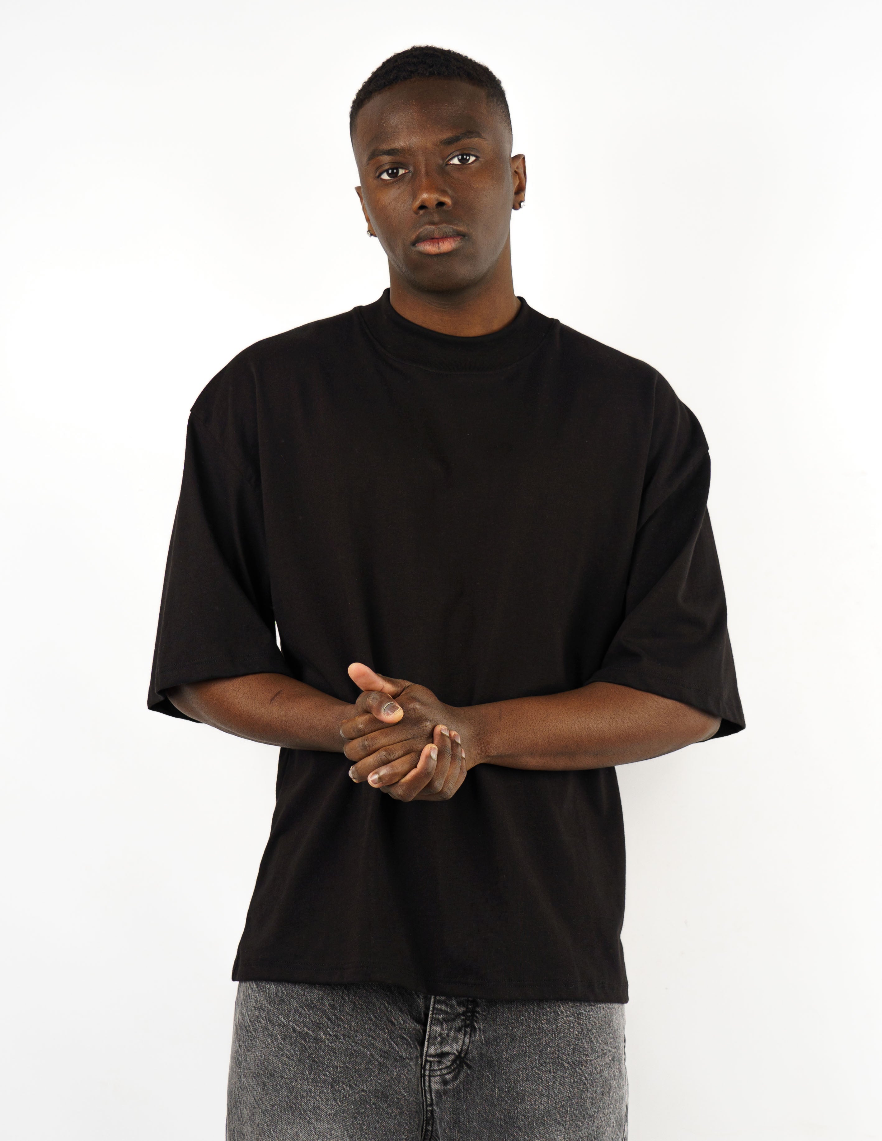T-SHIRT MEZZO COLLO OVER