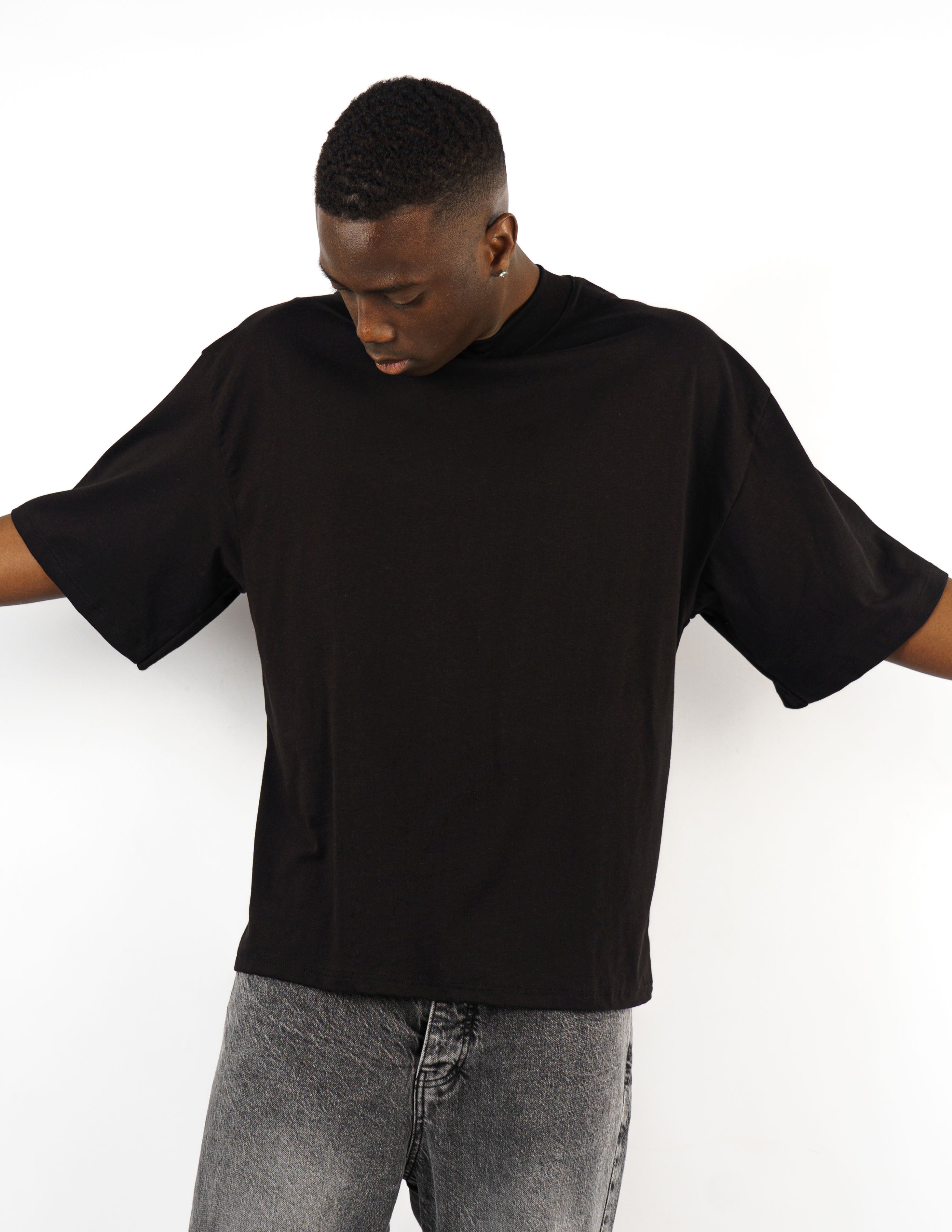 T-SHIRT MEZZO COLLO OVER