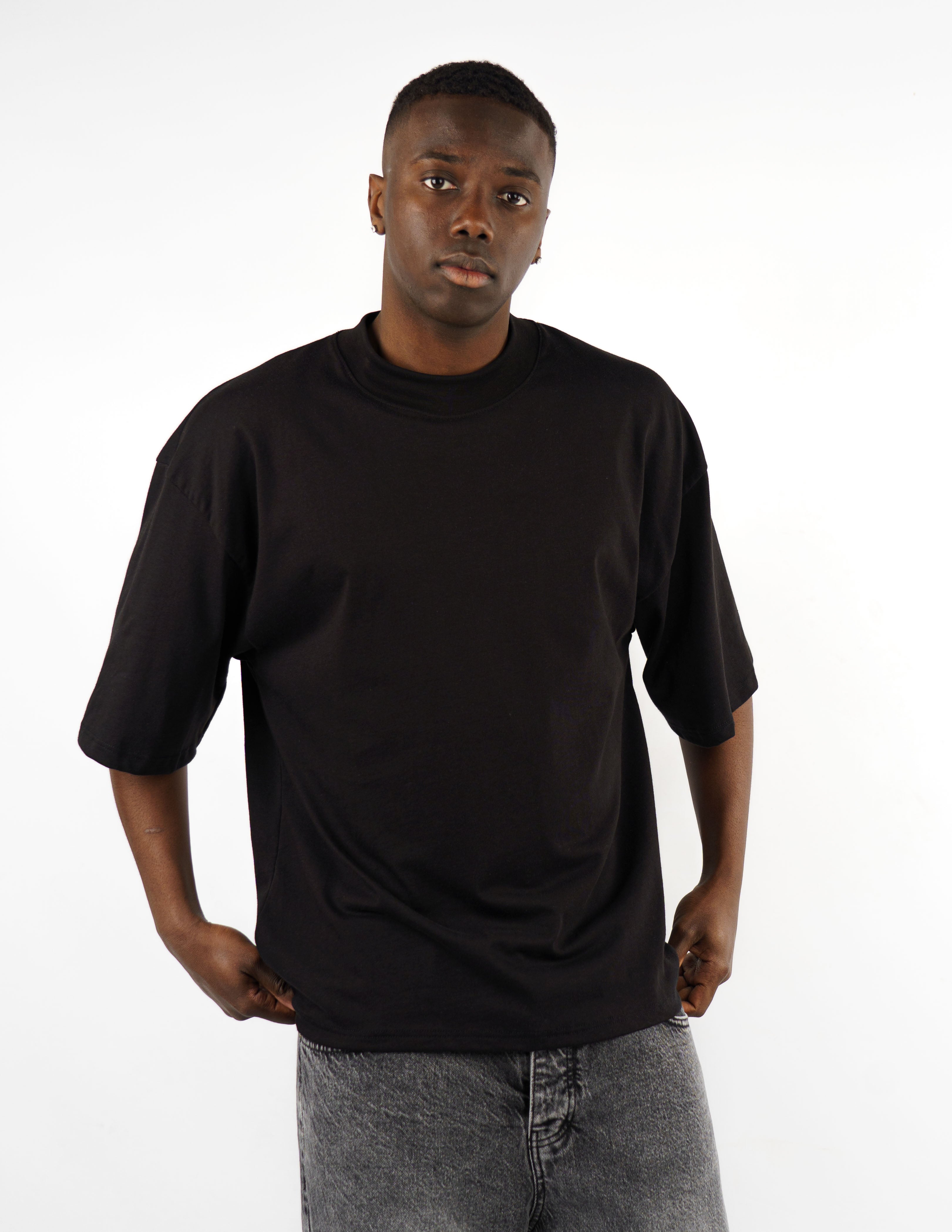 T-SHIRT MEZZO COLLO OVER