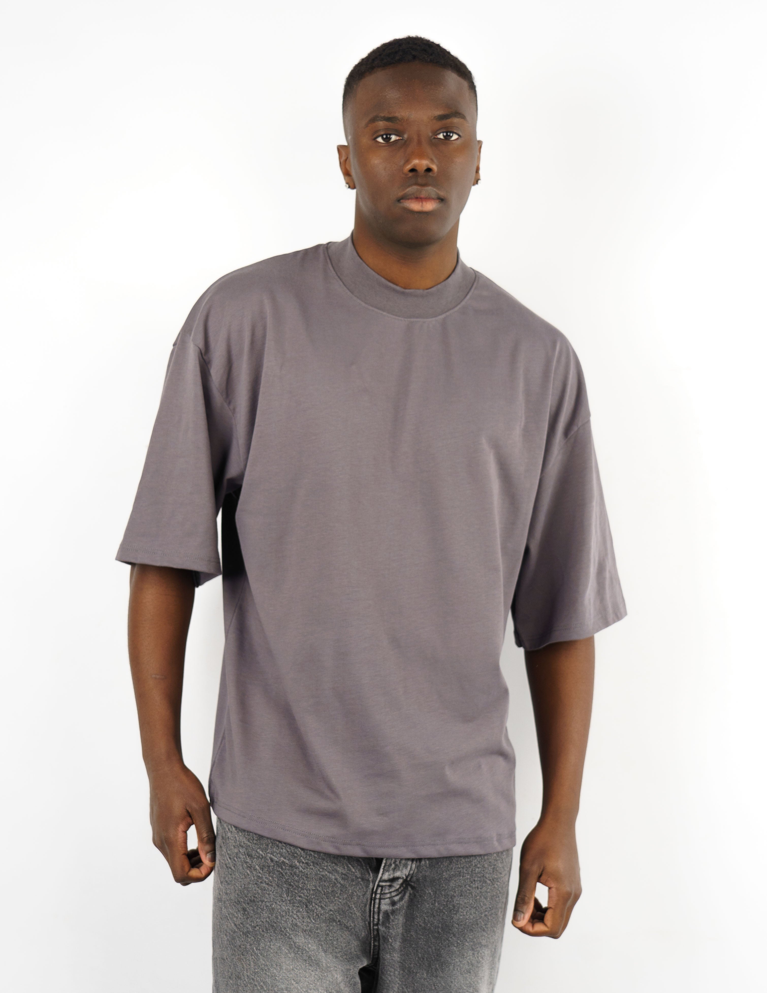 T-SHIRT MEZZO COLLO OVER