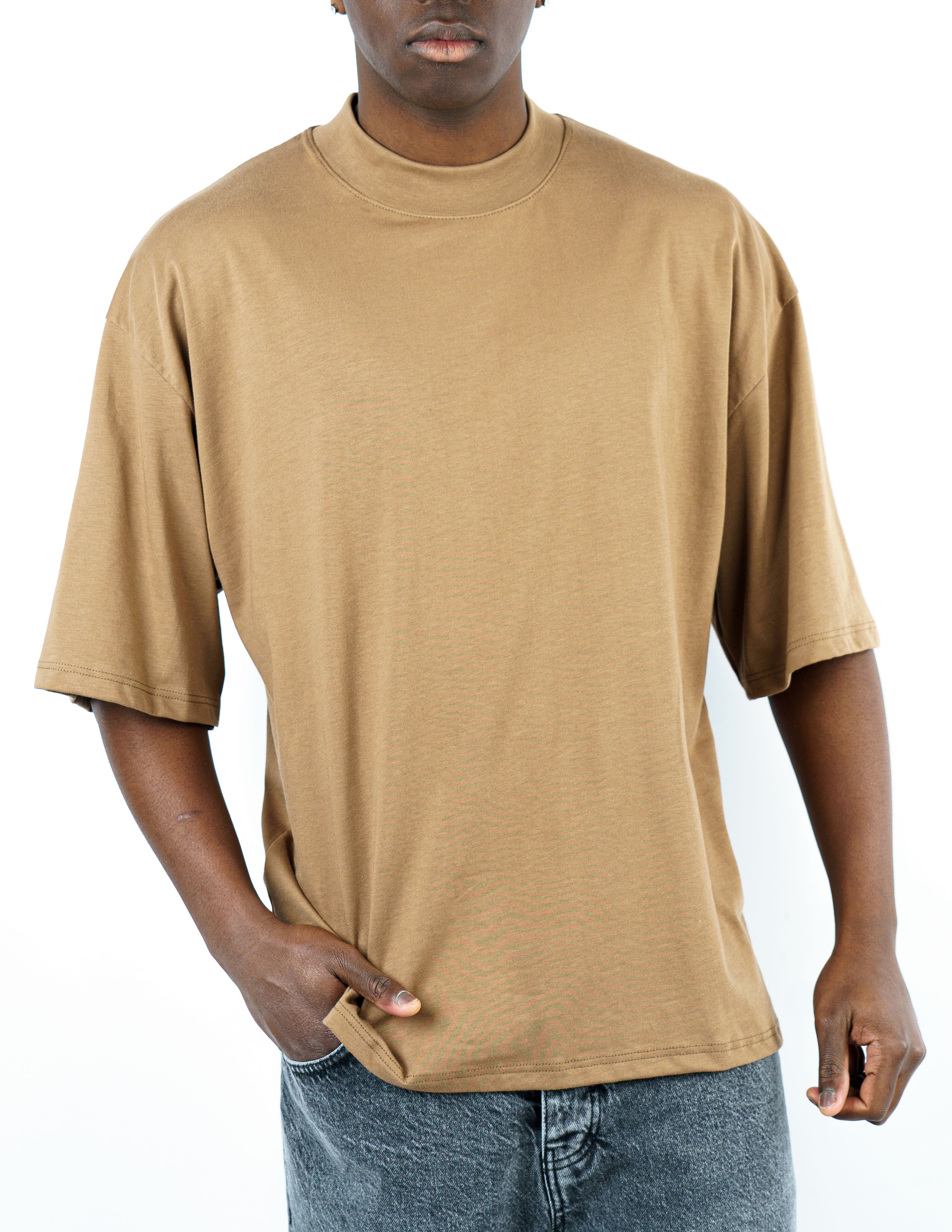 T-SHIRT MEZZO COLLO OVER