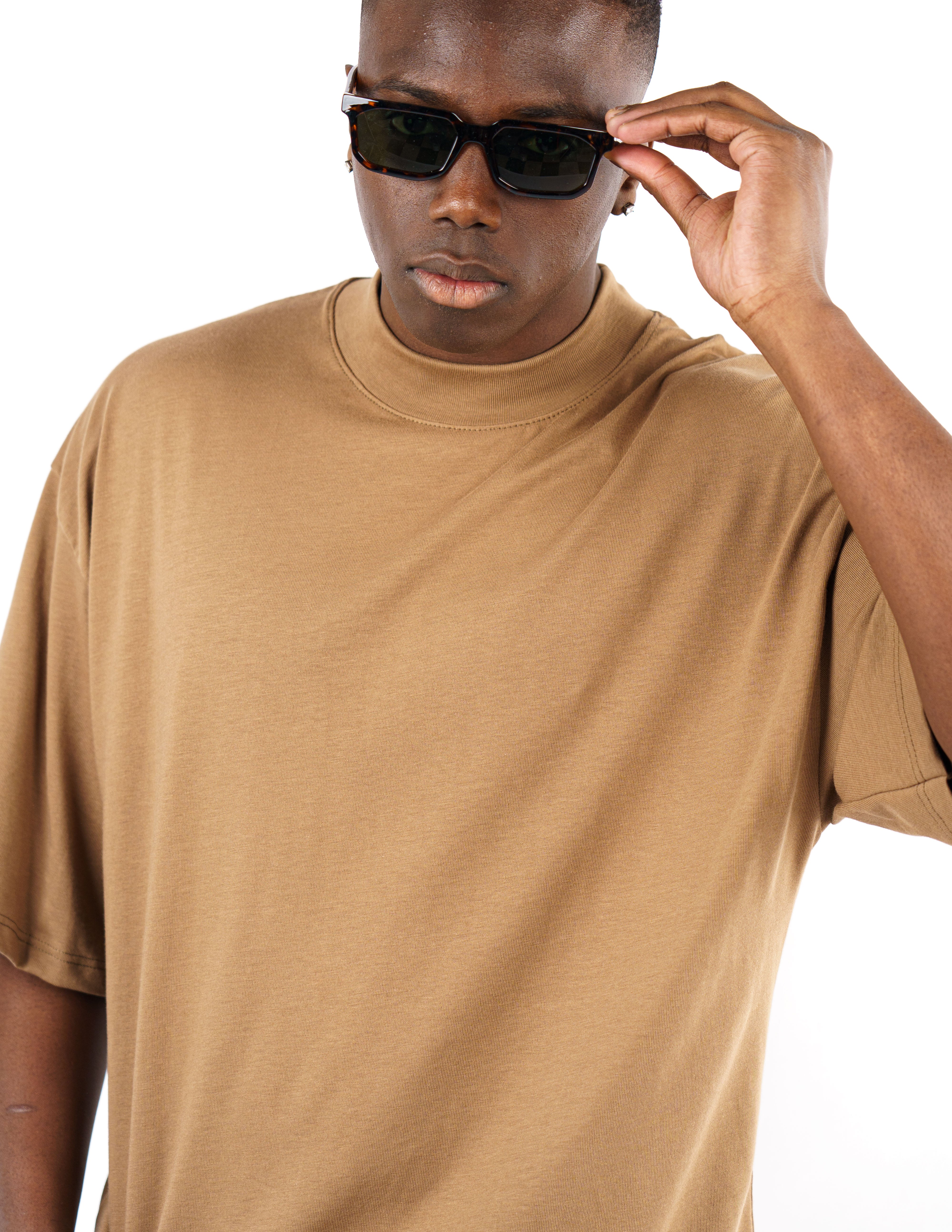 T-SHIRT MEZZO COLLO OVER