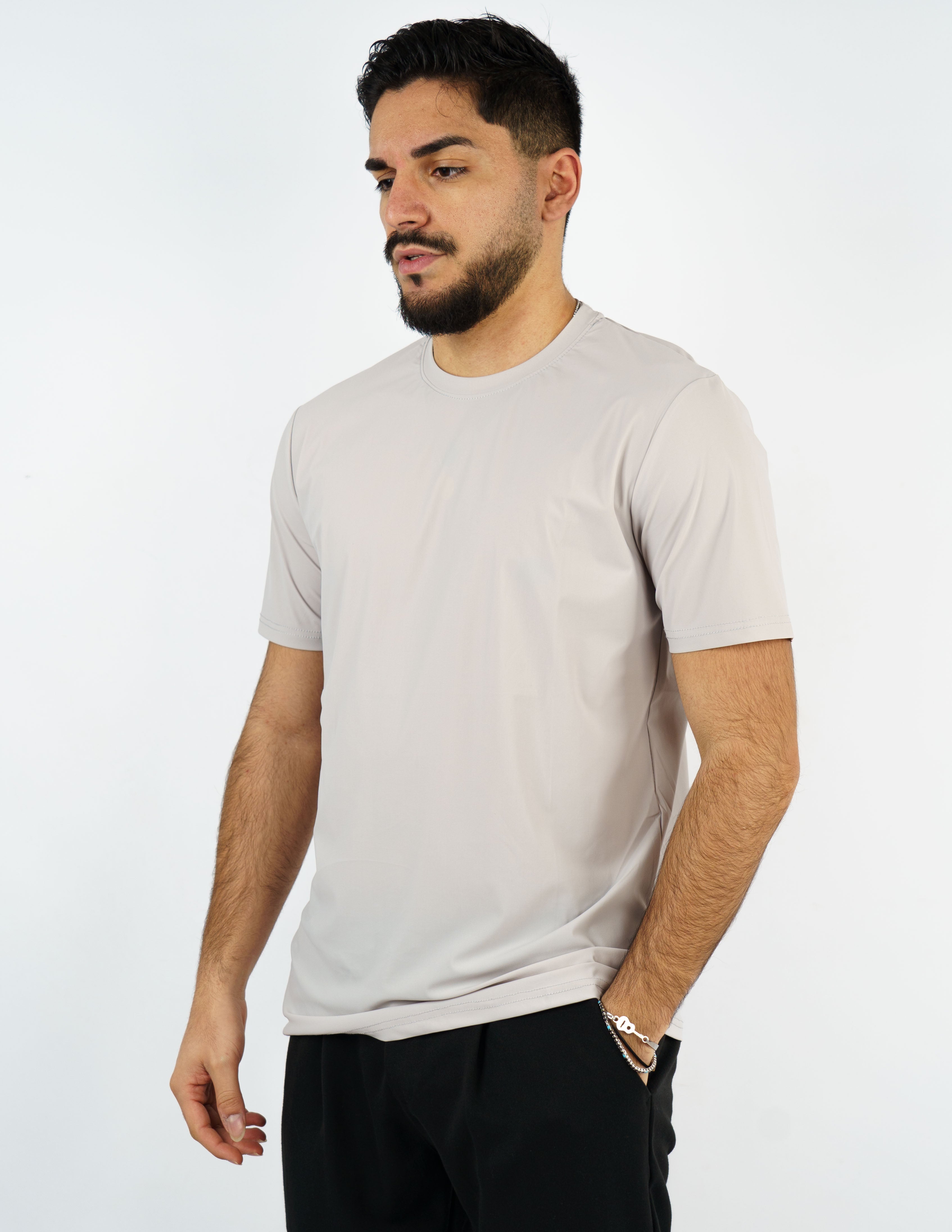 T-SHIRT UOMO EXTRA LIGHT TESSUTO "NO STIRO"