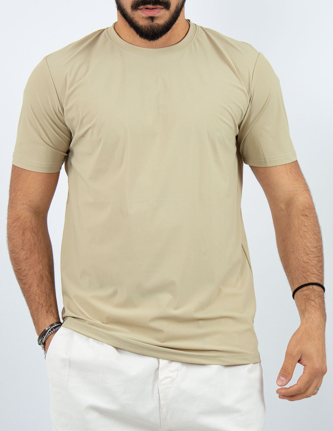 T-SHIRT UOMO EXTRA LIGHT TESSUTO "NO STIRO"