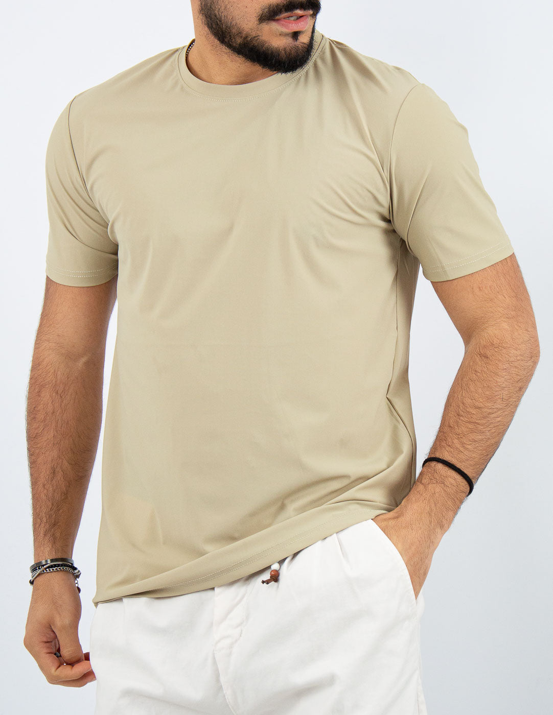 T-SHIRT UOMO EXTRA LIGHT TESSUTO "NO STIRO"