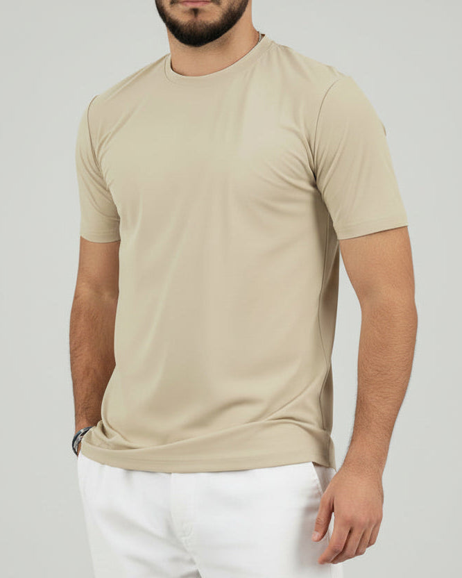 T-SHIRT UOMO EXTRA LIGHT TESSUTO "NO STIRO"