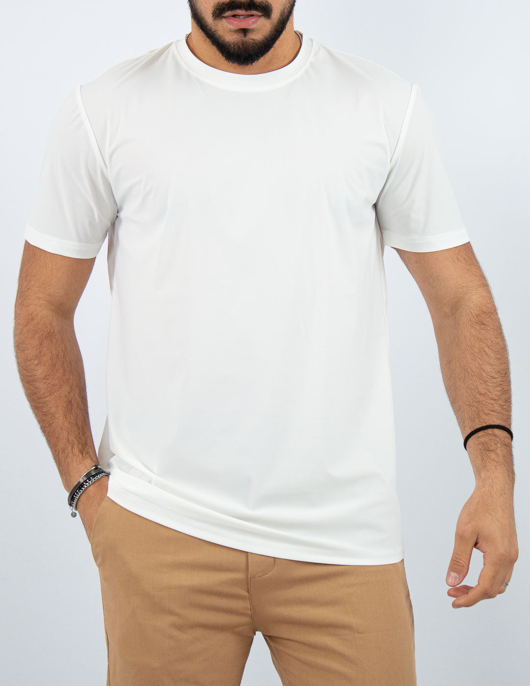 T-SHIRT UOMO EXTRA LIGHT TESSUTO "NO STIRO"