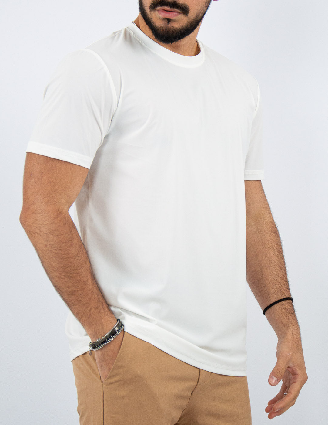 T-SHIRT UOMO EXTRA LIGHT TESSUTO "NO STIRO"