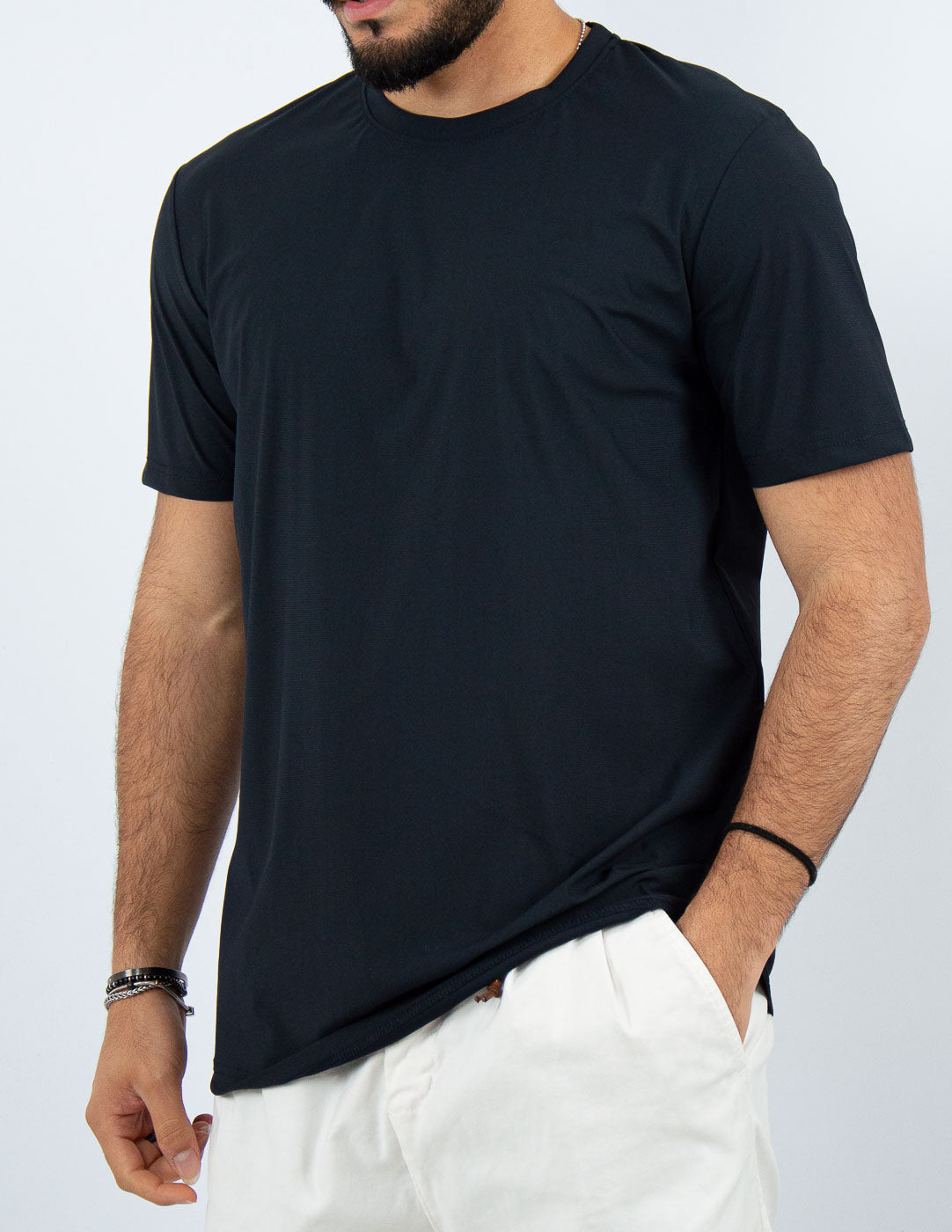 T-SHIRT UOMO EXTRA LIGHT TESSUTO "NO STIRO"