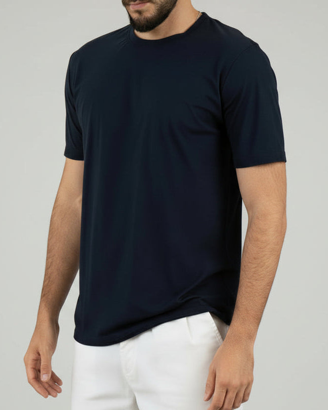 T-SHIRT UOMO EXTRA LIGHT TESSUTO "NO STIRO"