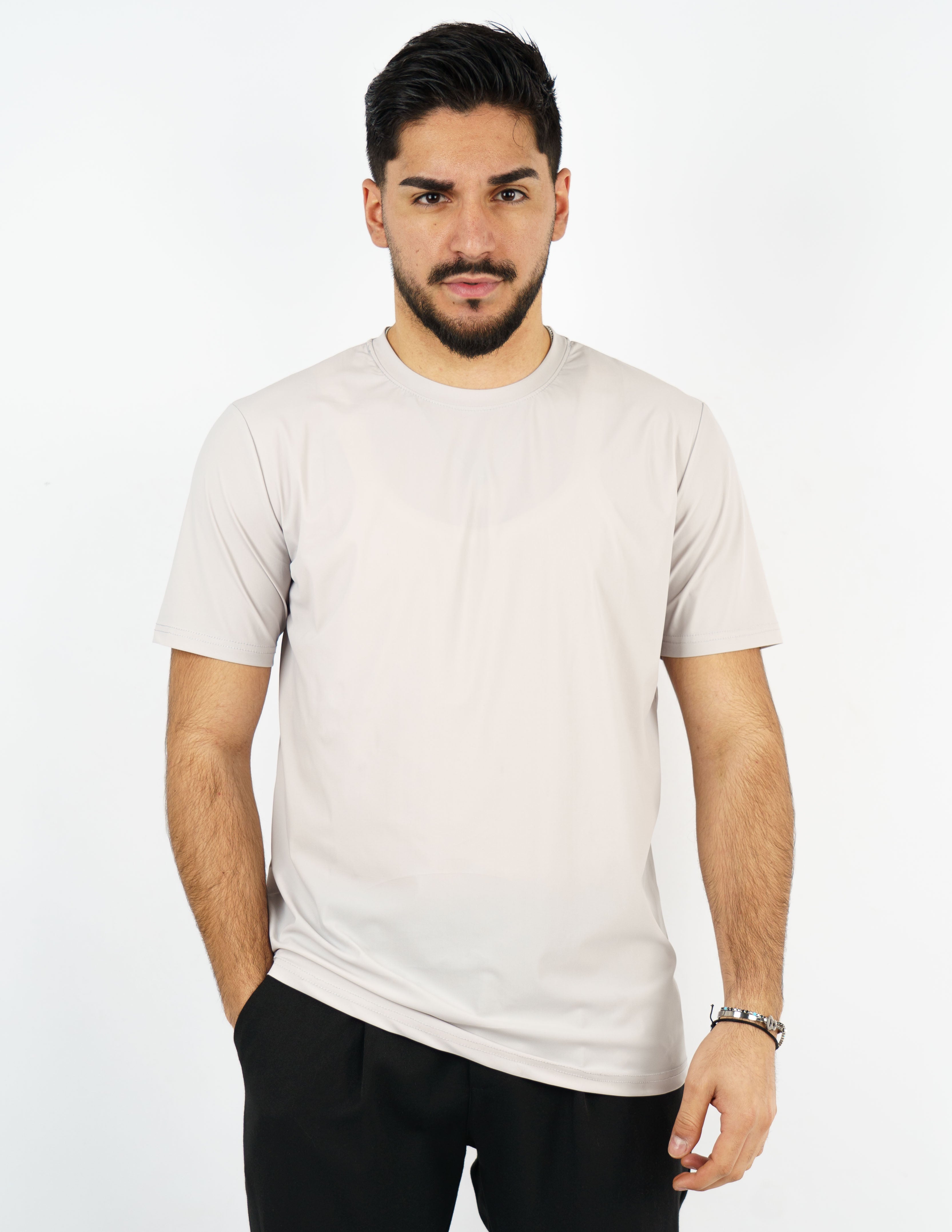 T-SHIRT UOMO EXTRA LIGHT TESSUTO "NO STIRO"