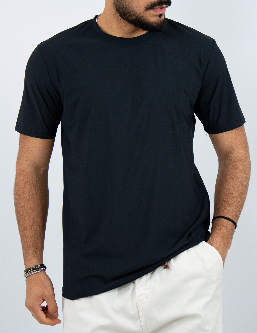 T-SHIRT UOMO EXTRA LIGHT TESSUTO "NO STIRO"