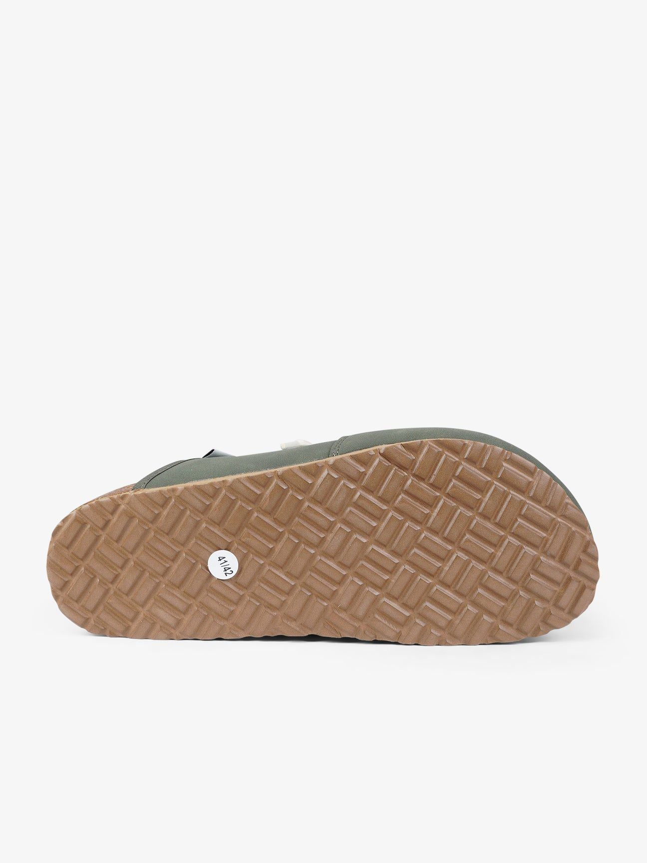 DUALSCAPE sabot unisex con lacci pelle verde