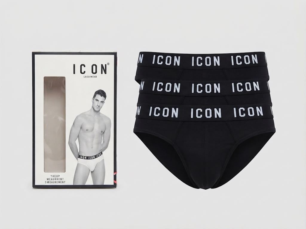 slip in cotone "Icon" CONFEZIONE DA 3 PEZZI