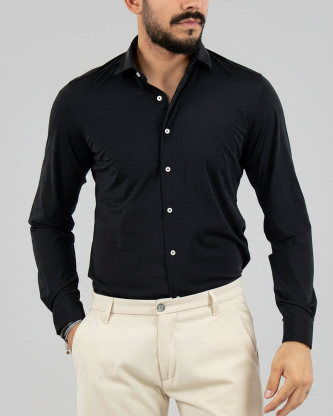 CAMICIA UOMO EXTRA LIGHT TESSUTO NO STIRO