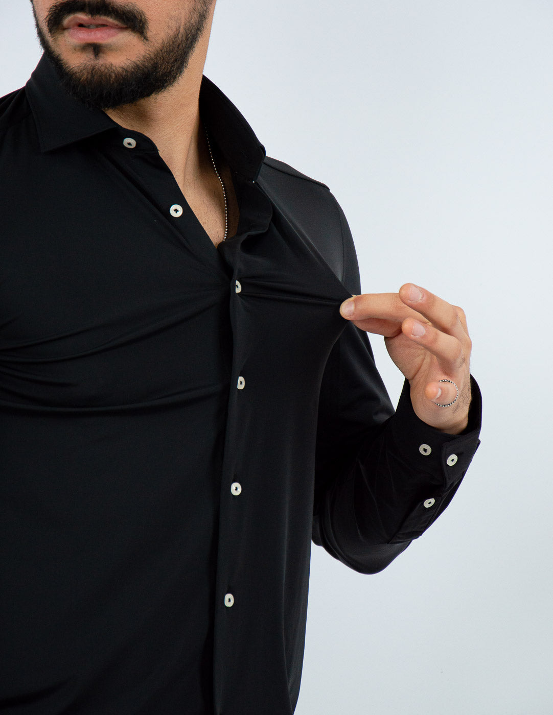 CAMICIA UOMO EXTRA LIGHT TESSUTO NO STIRO