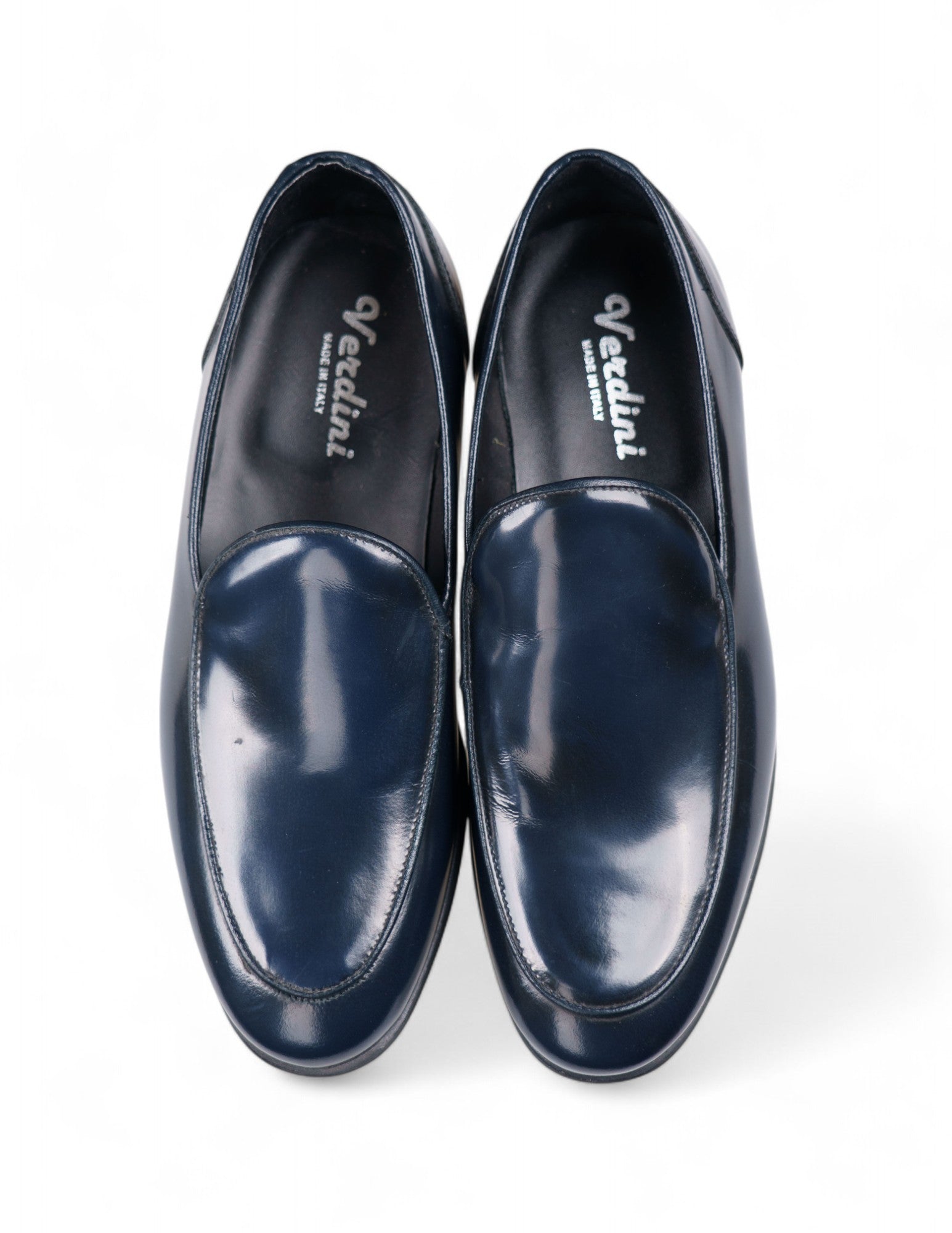 mocassino uomo lucido classico blu