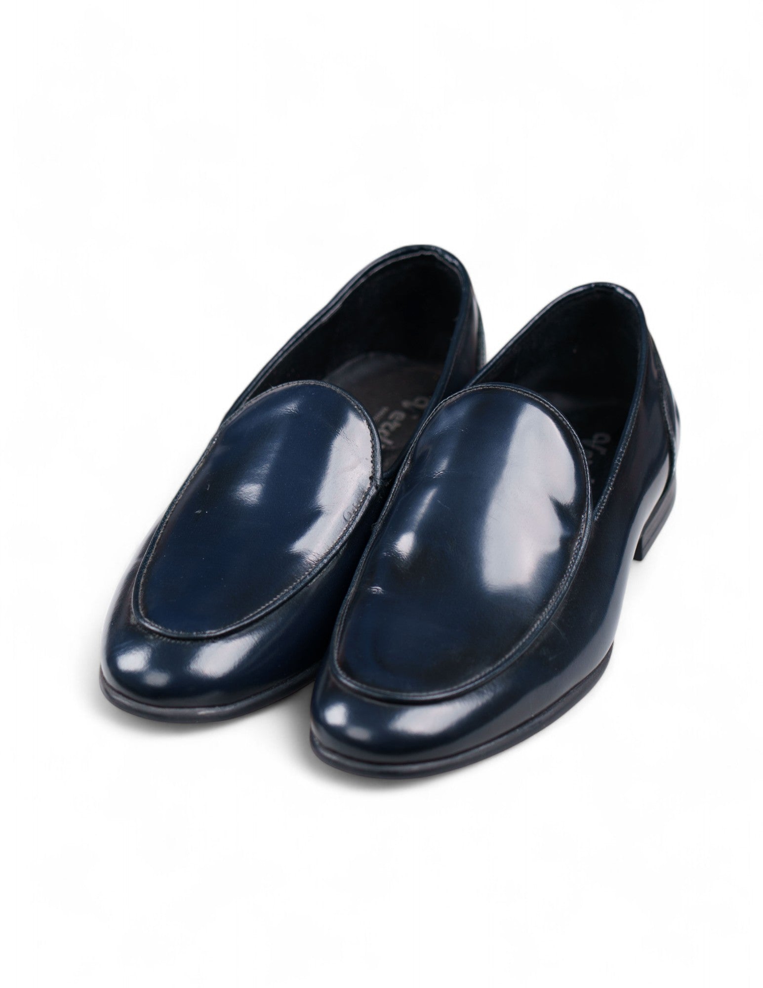 mocassino uomo lucido classico blu