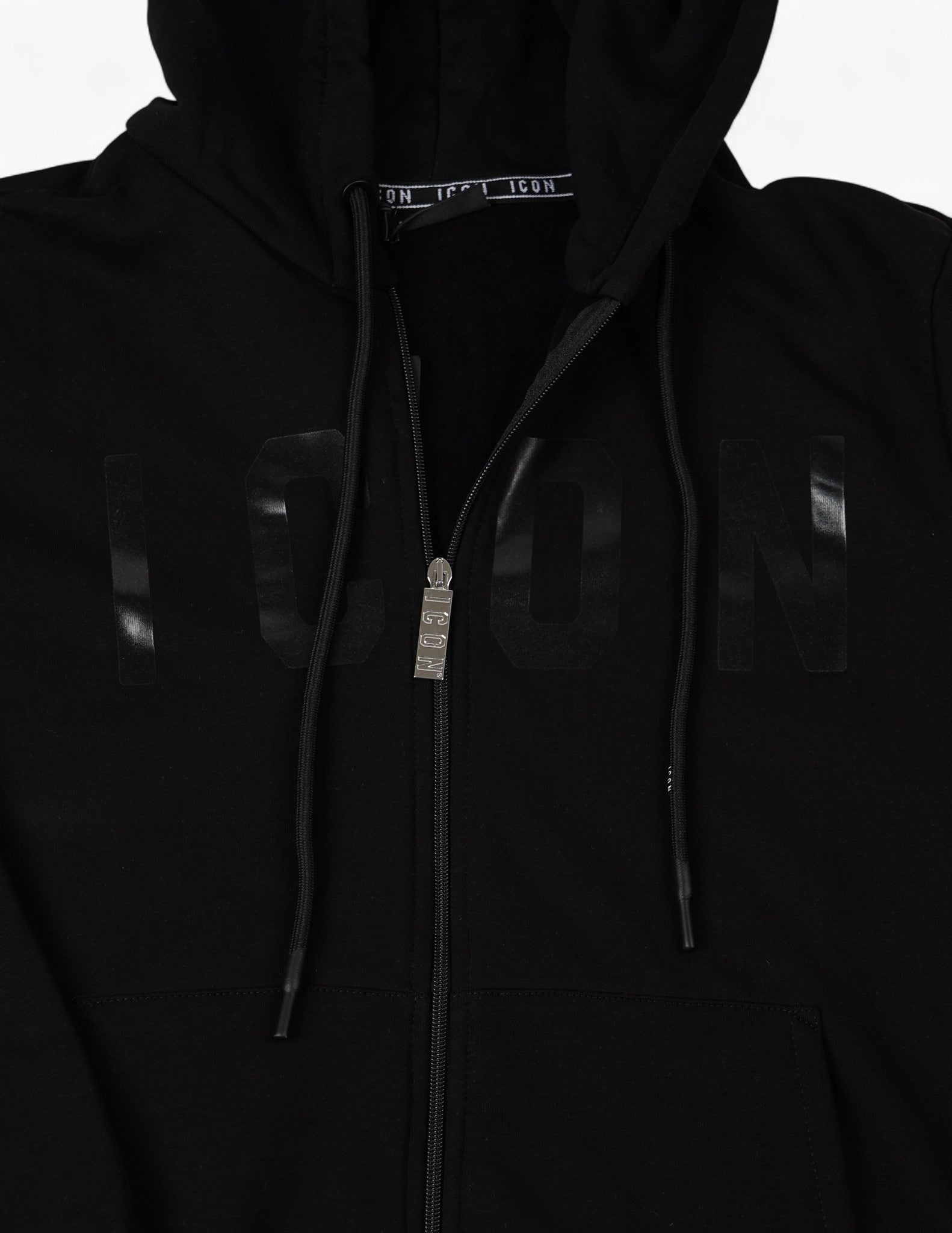 FELPA ICON CAPPUCCIO CON ZIP